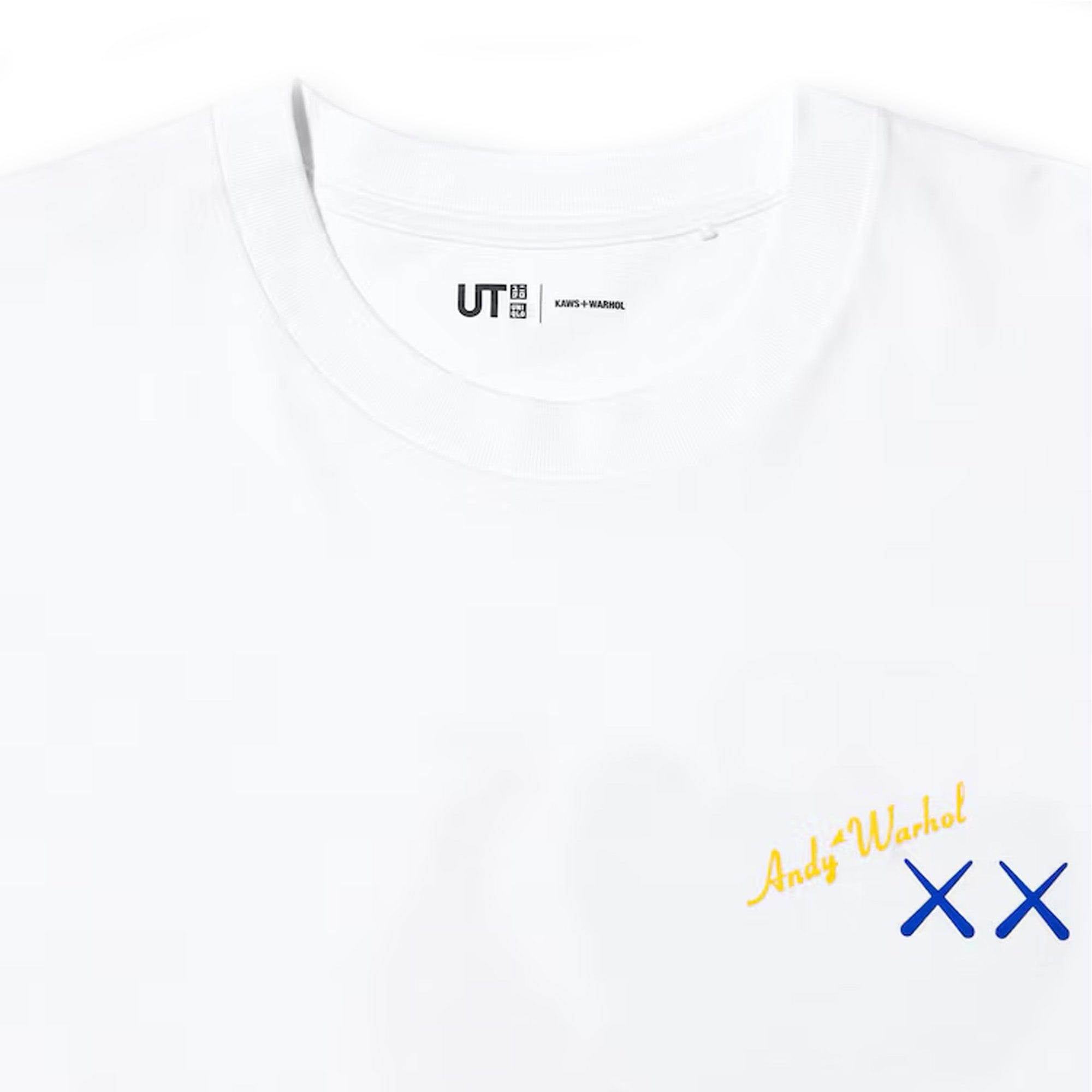 KAWS x Uniqlo Warhol UT Graphic 471321 T - shirt White (2024)