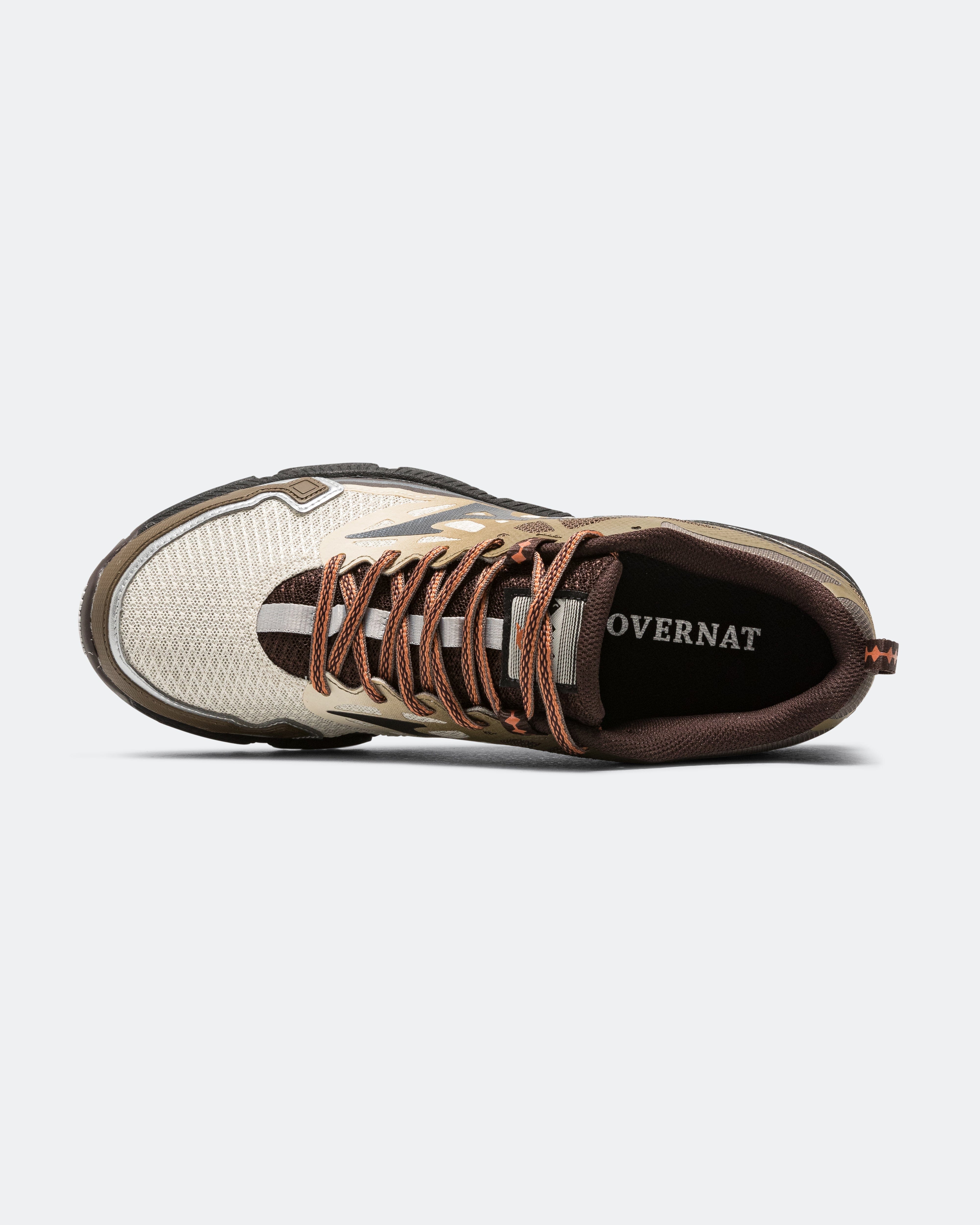 Mizuno Wave Daichi LS Covernat - Beige/Metallic Grey - Brown