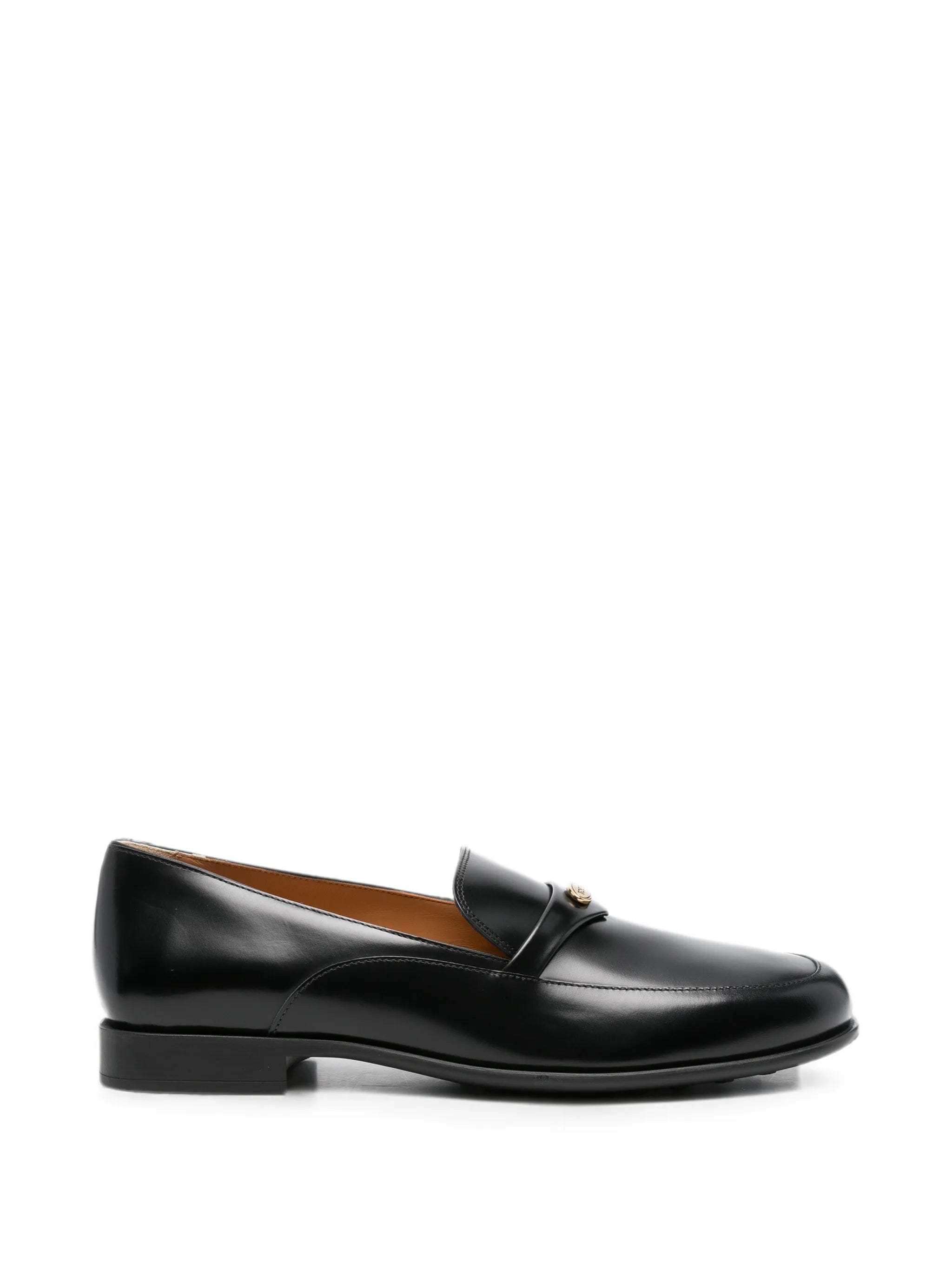Tod's logo - plaque loafers