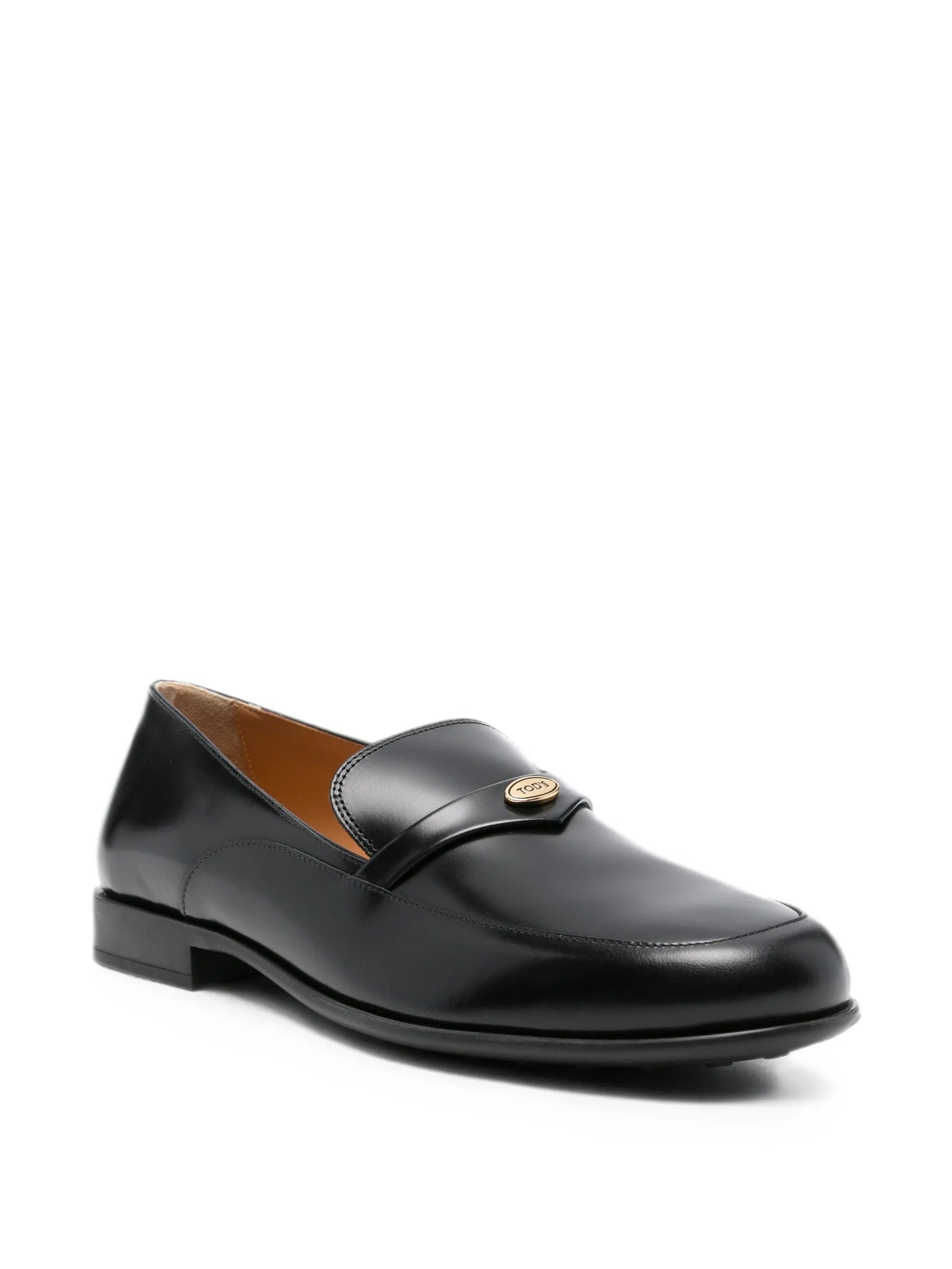 Tod's logo - plaque loafers