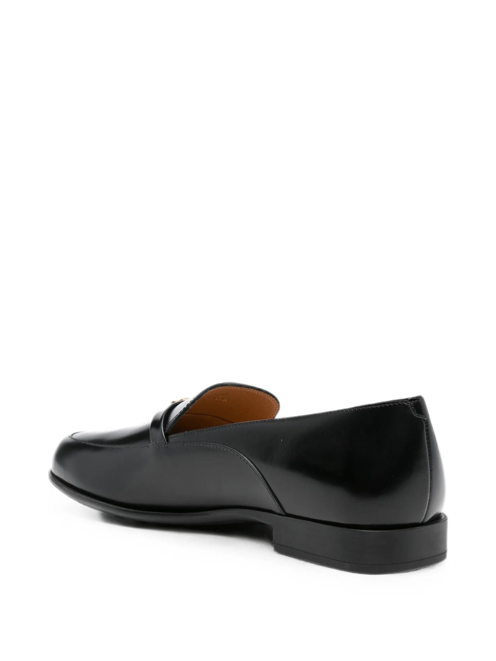 Tod's logo - plaque loafers