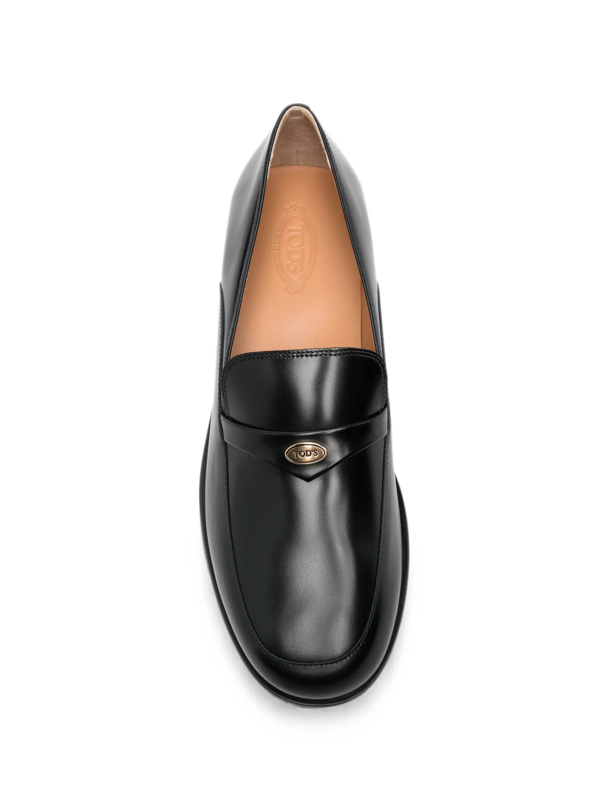 Tod's logo - plaque loafers