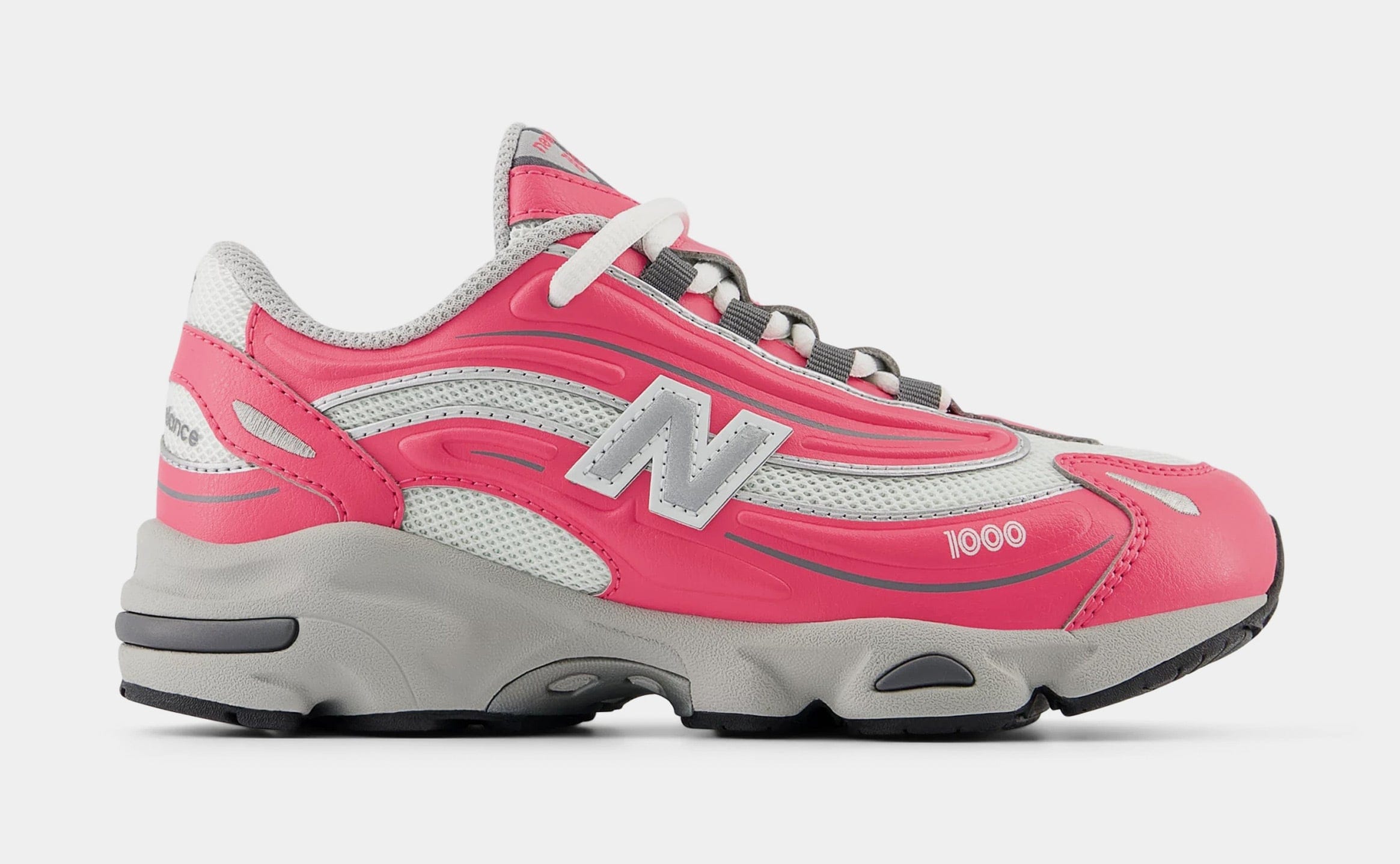 Newbalance 1000 Preschool Running Shoes (Pink/Grey)