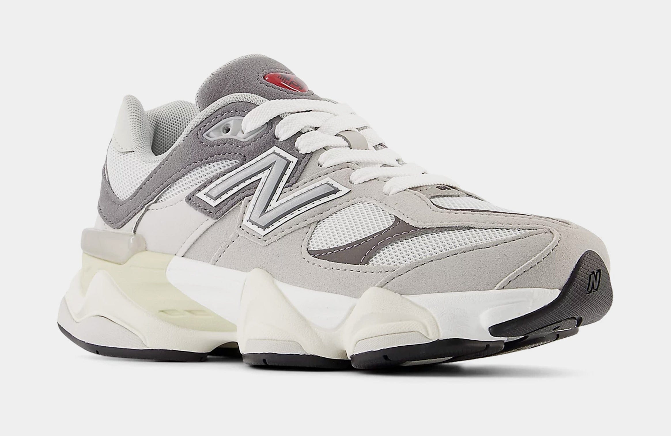 Newbalance 9060 Grade School Lifestyle Shoes (Grey/White)