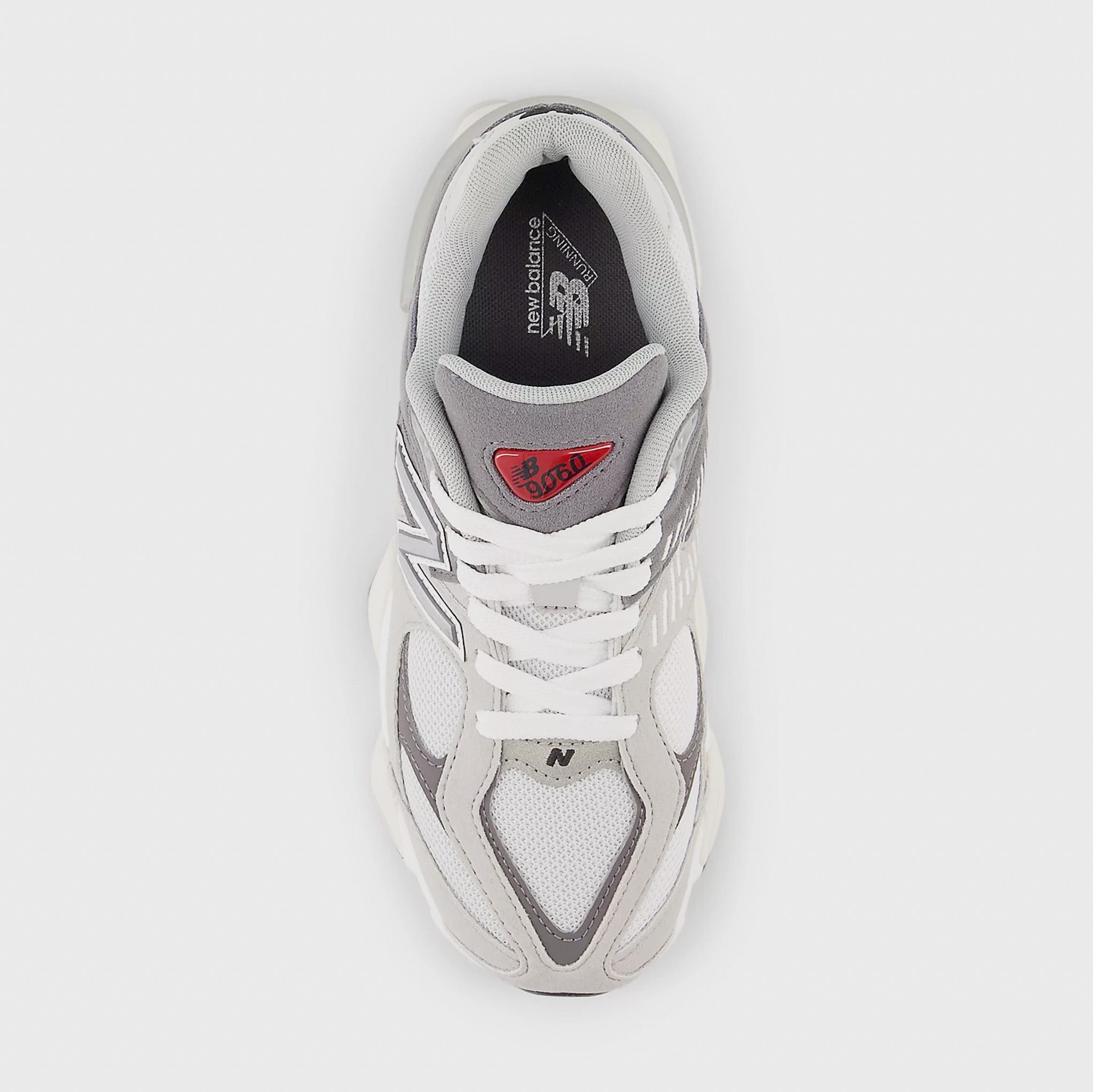 Newbalance 9060 Grade School Lifestyle Shoes (Grey/White)