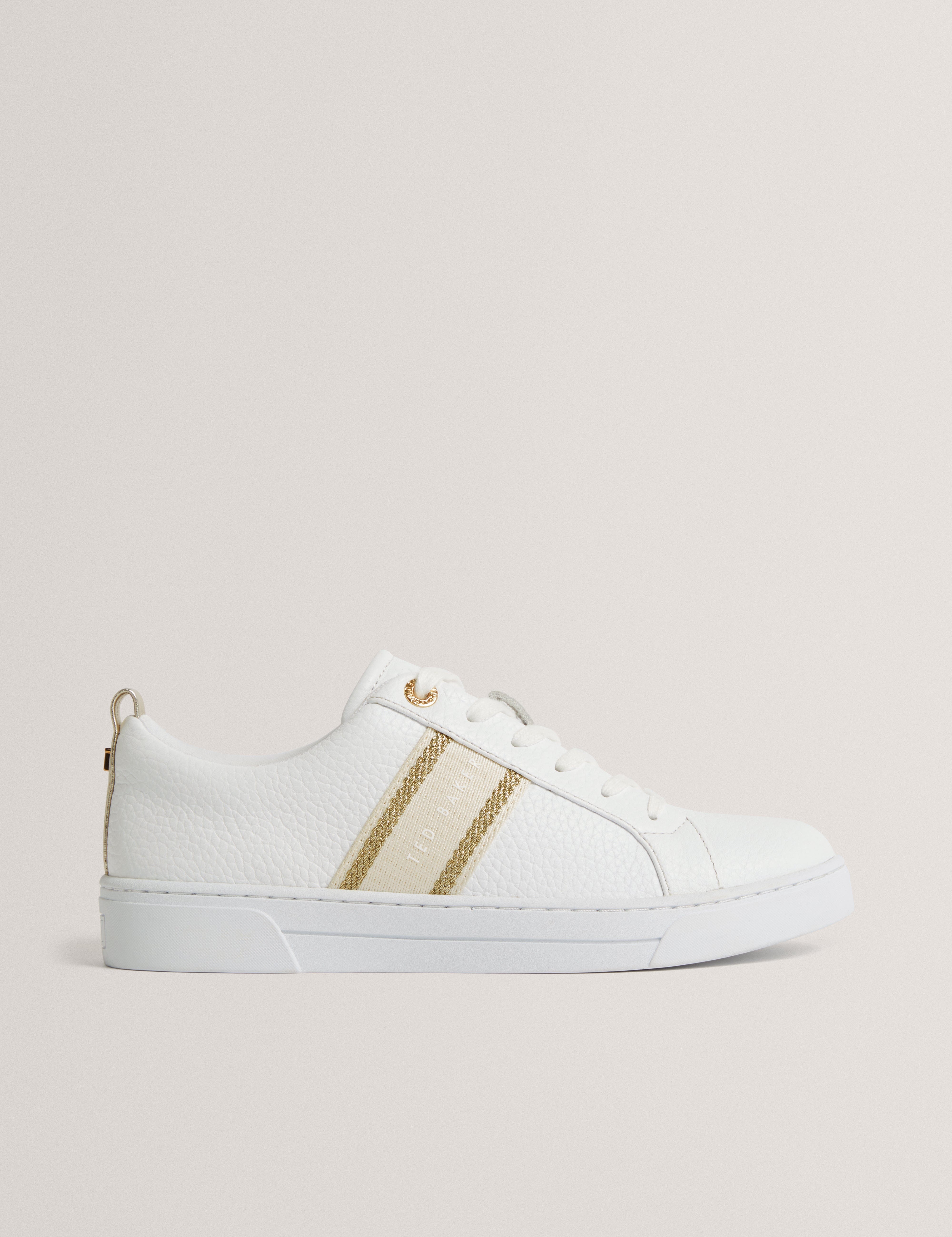 Bailly Webbing Detail Trainer Gold