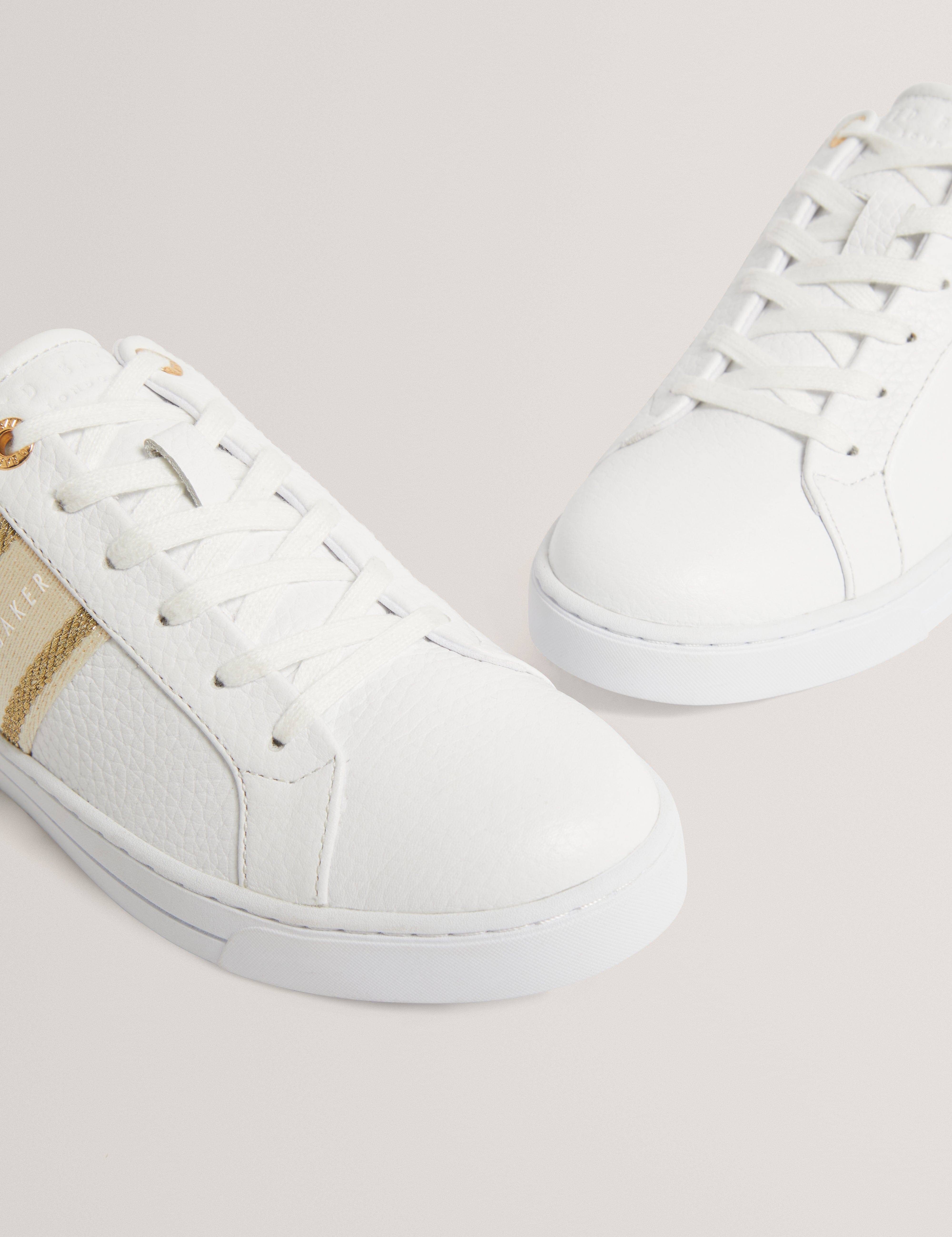 Bailly Webbing Detail Trainer Gold