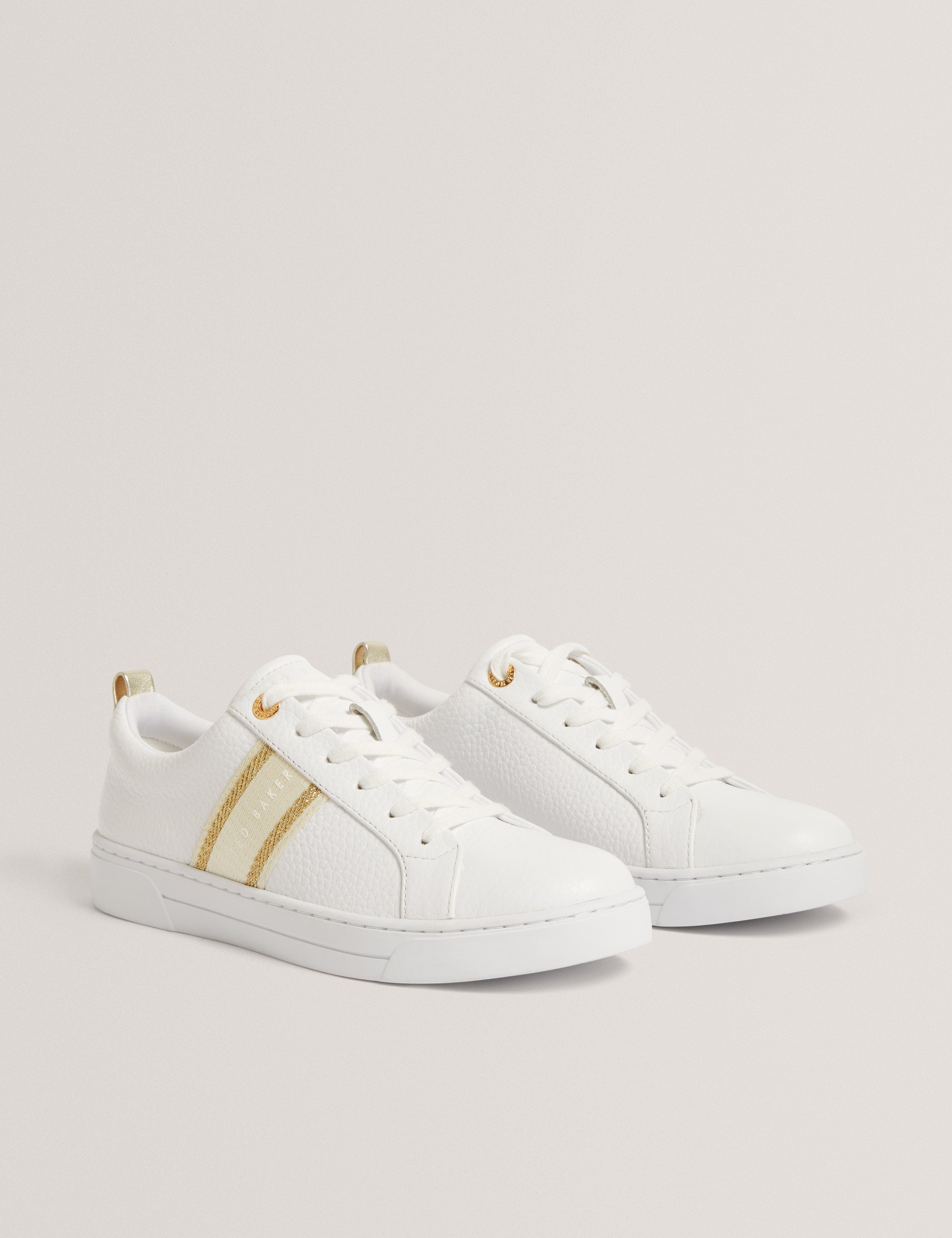 Bailly Webbing Detail Trainer Gold