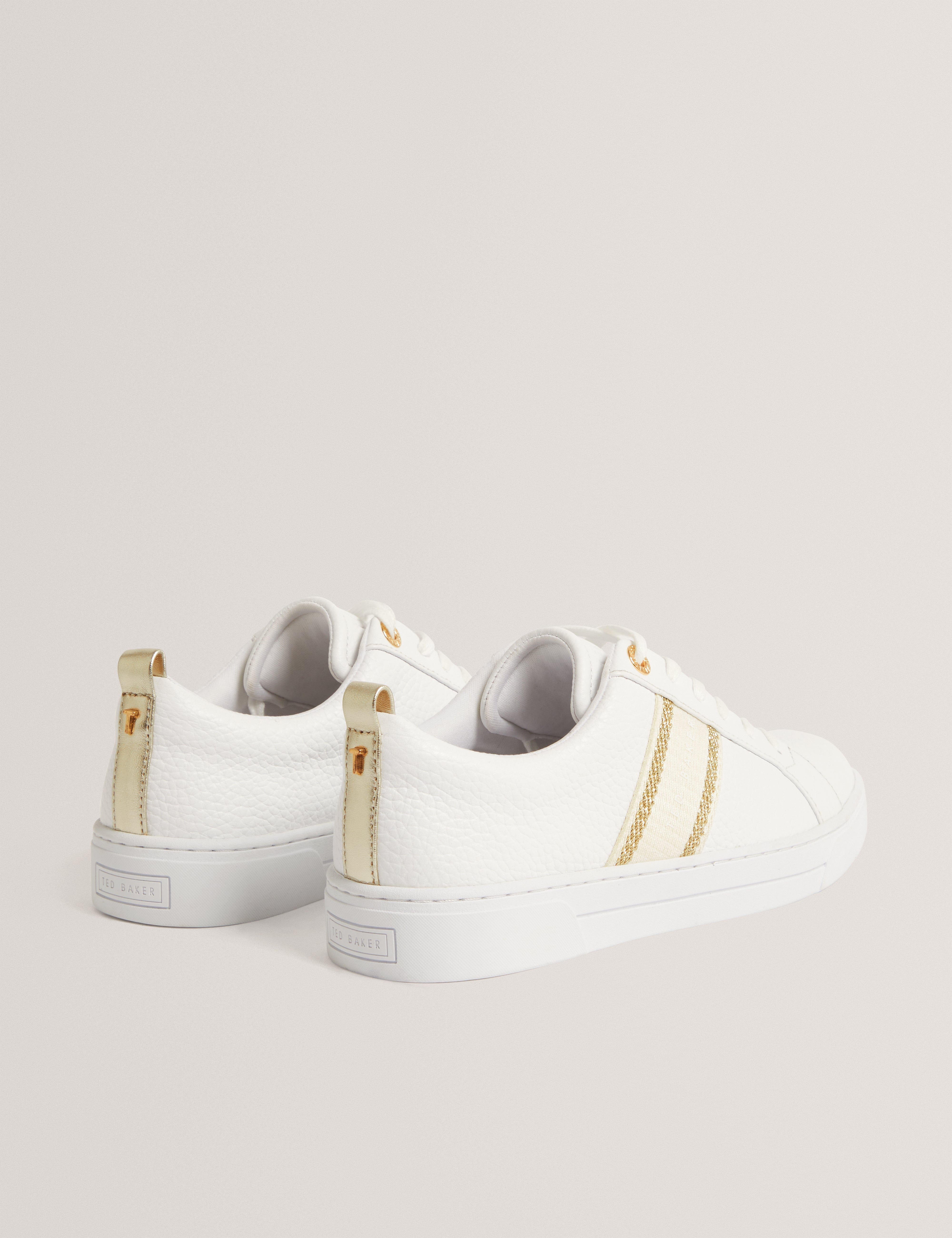 Bailly Webbing Detail Trainer Gold