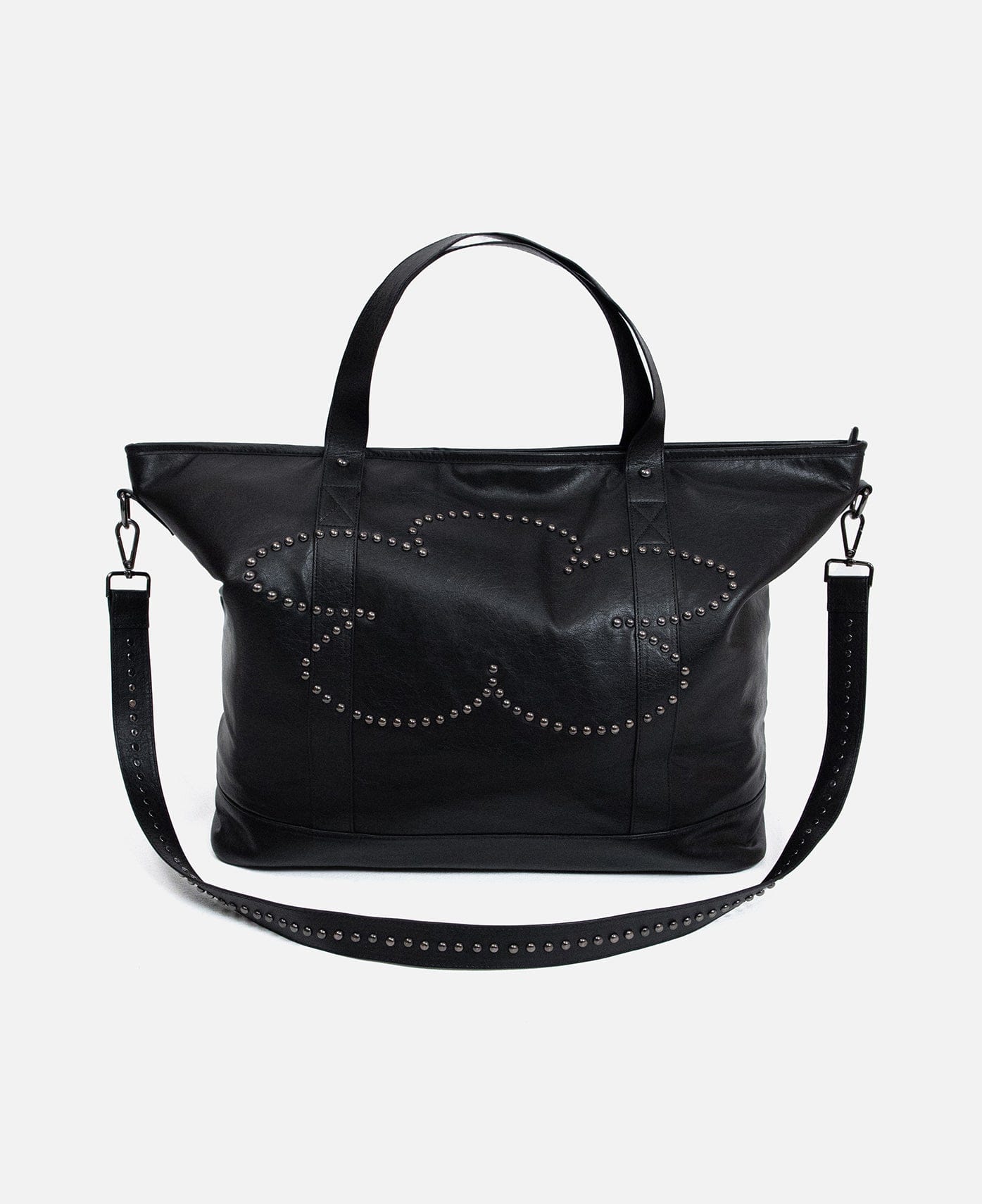 Vandy The Pink Studded Tote Bag (Black)