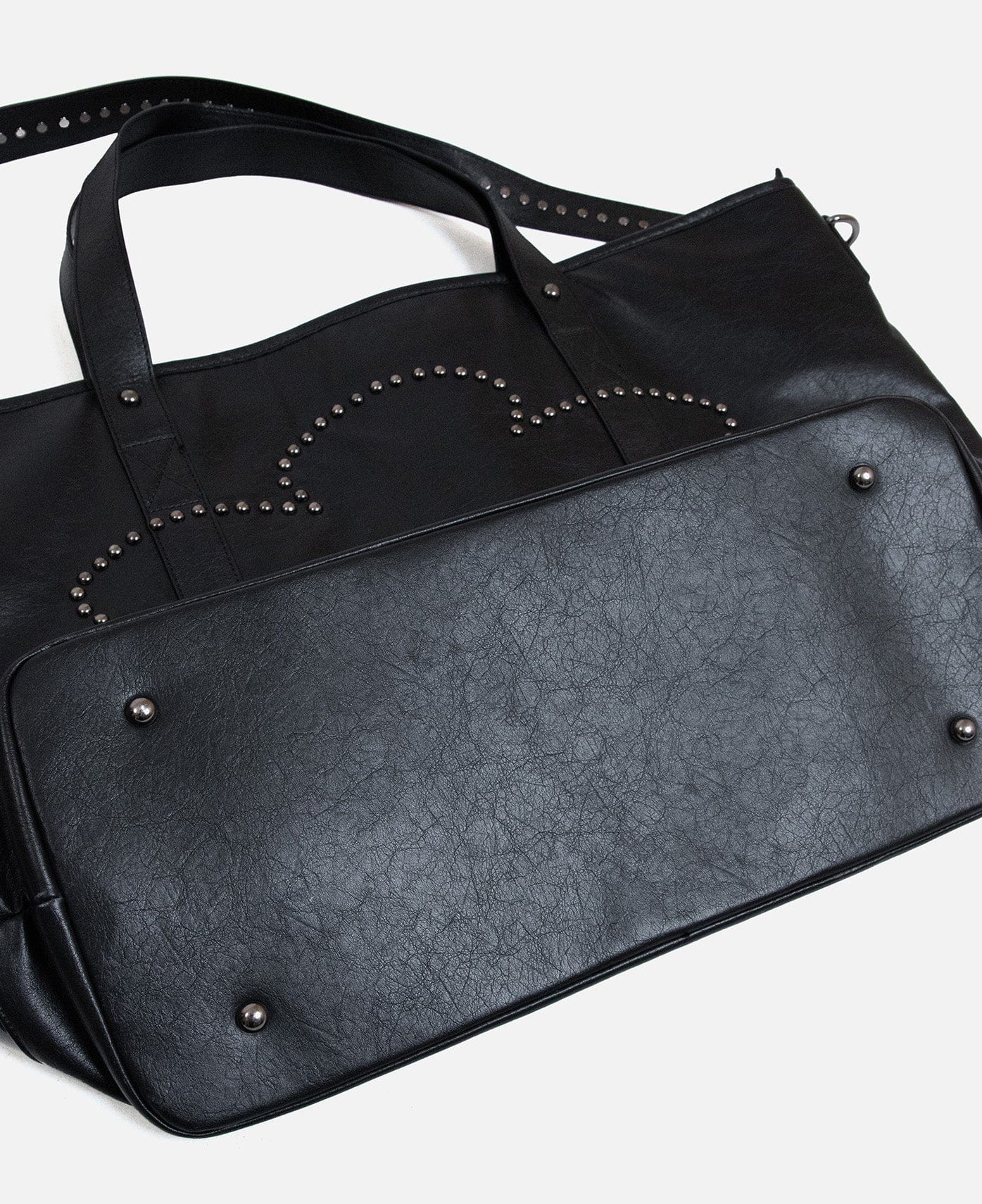 Vandy The Pink Studded Tote Bag (Black)