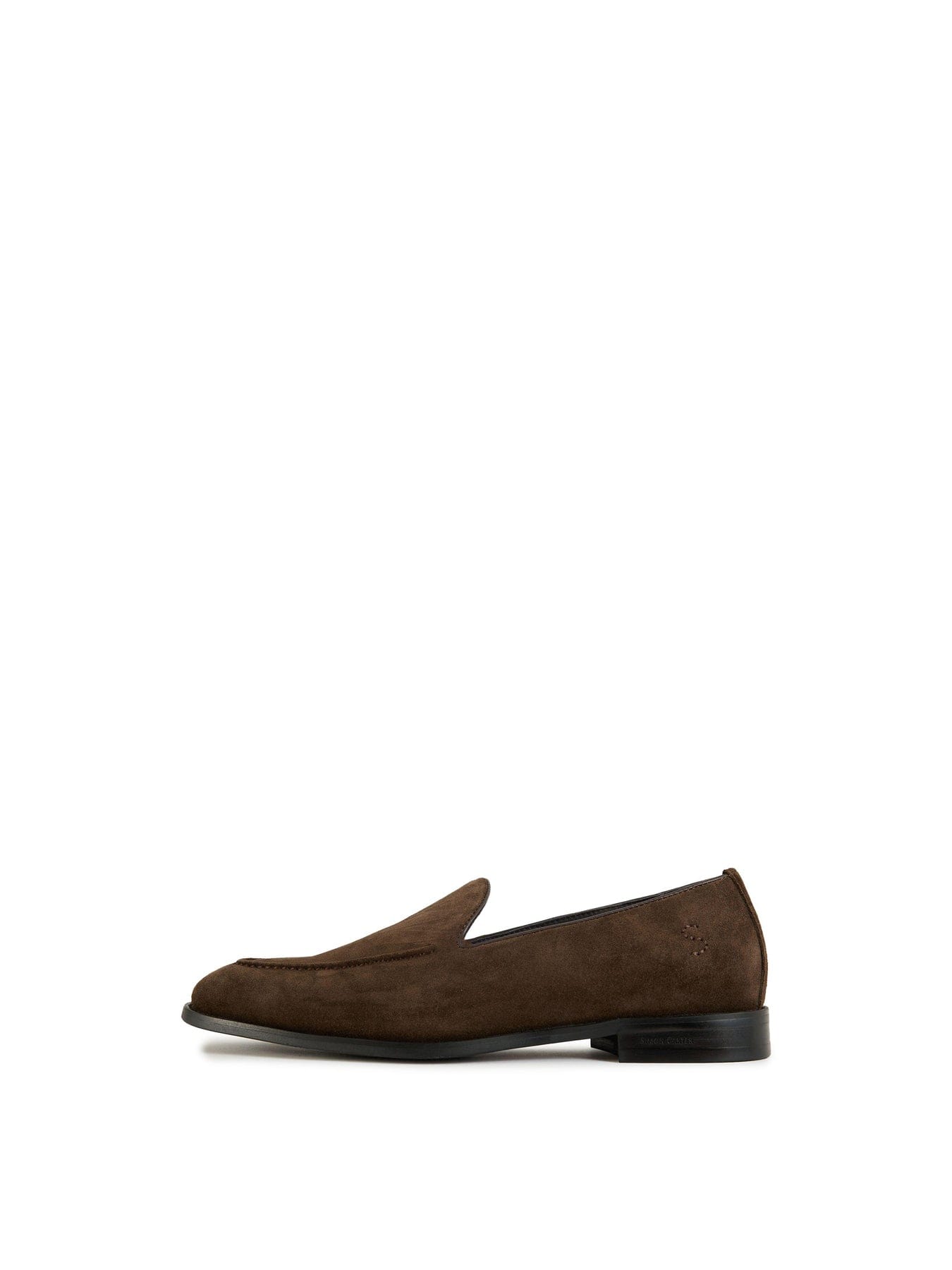 Simon Carter Fes Loafer Suede Shoes Brown