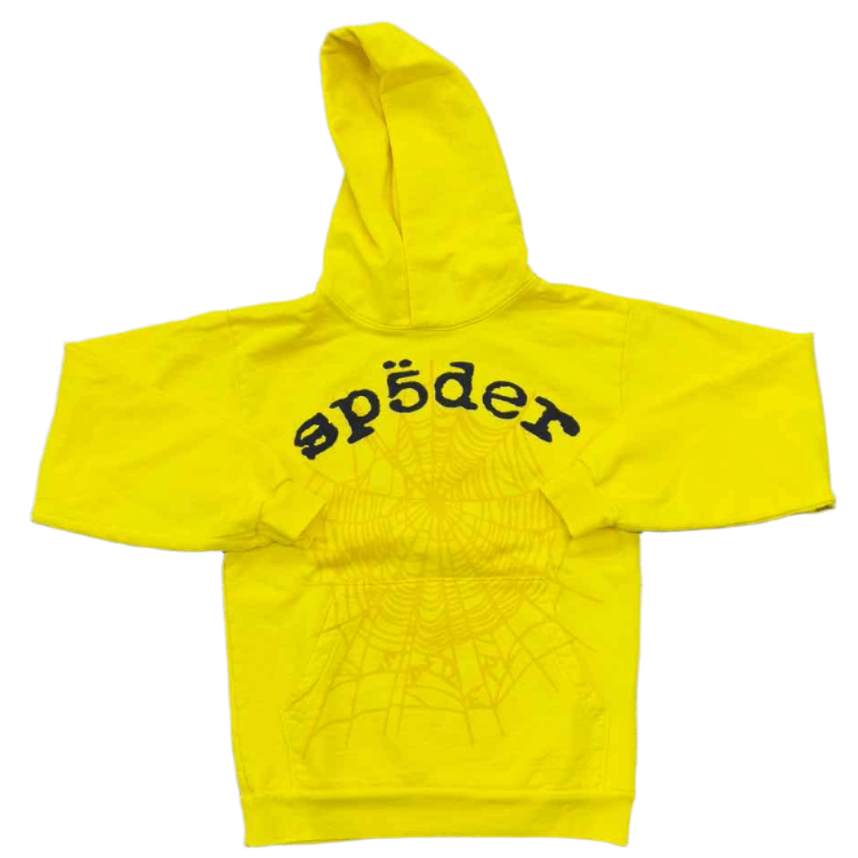 Sp5der Hoodie LEGACY Yellow New Size S
