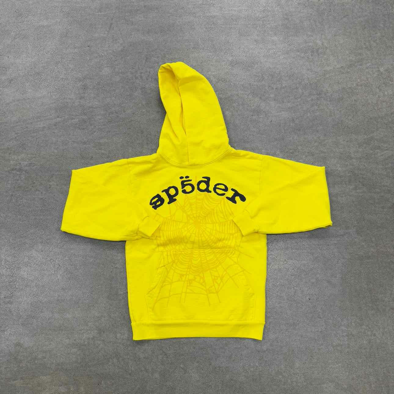 Sp5der Hoodie LEGACY Yellow New Size S