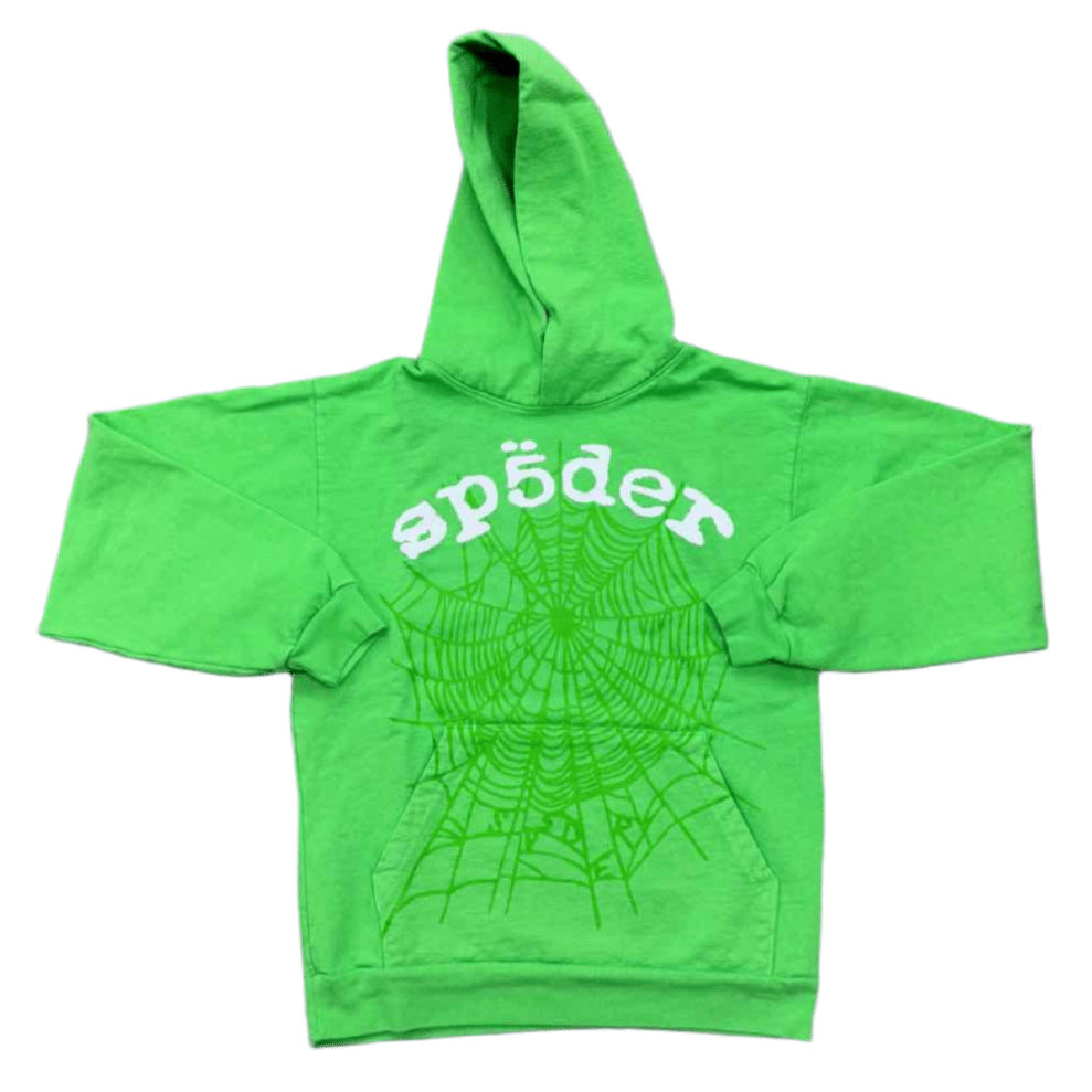 Sp5der Hoodie LEGACY Green New Size XL
