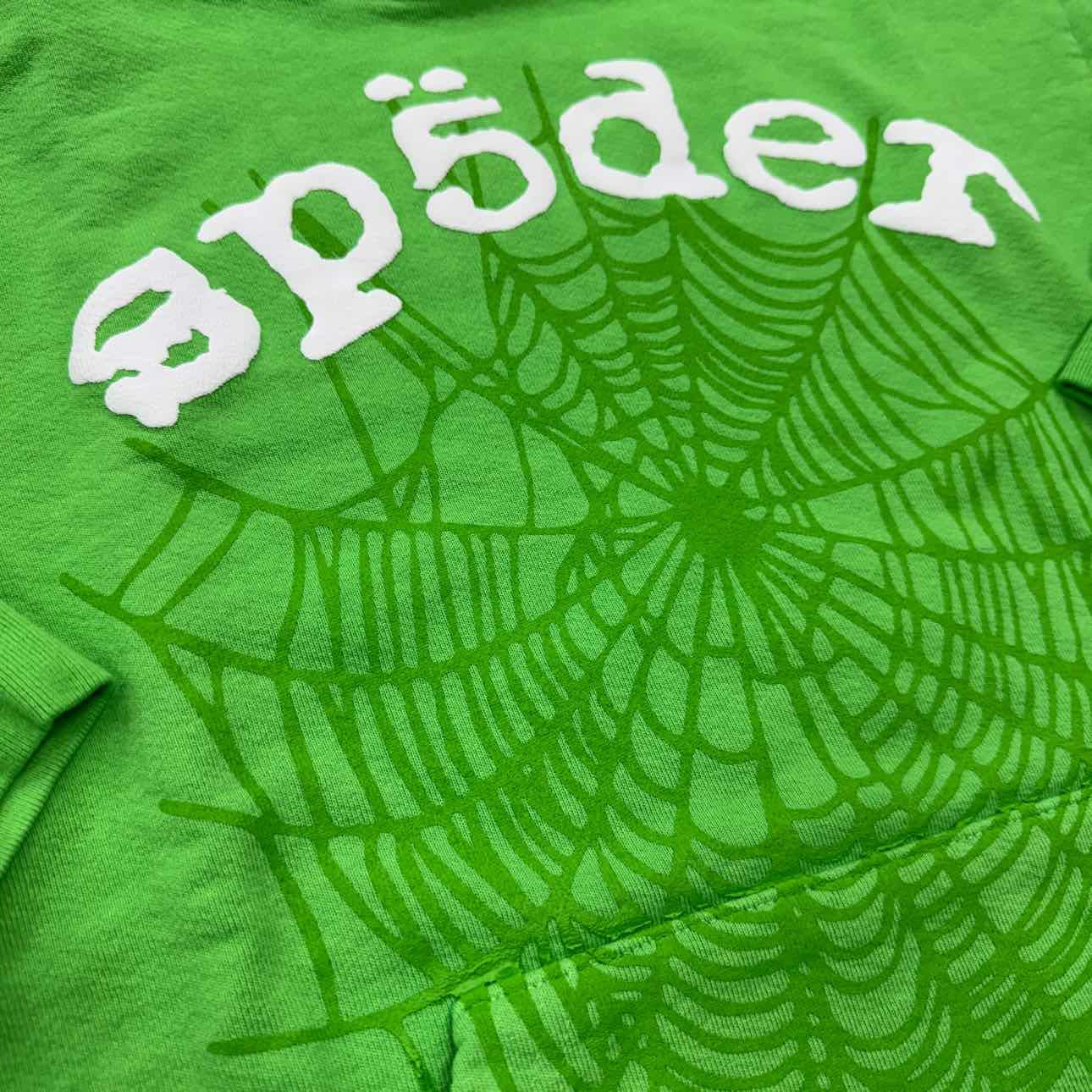 Sp5der Hoodie LEGACY Green New Size XL