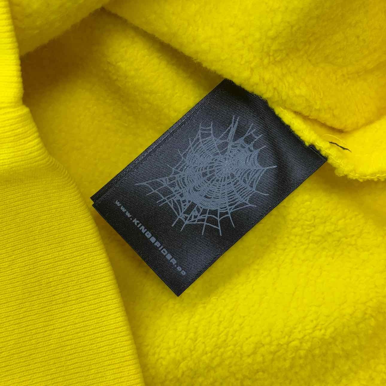 Sp5der Hoodie LEGACY Yellow New Size 2XL