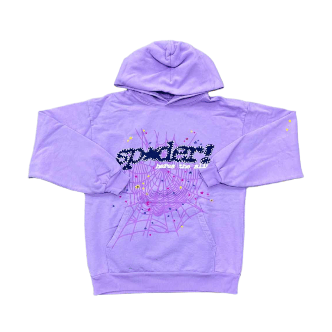 Sp5der Hoodie P*NK Lavender New Size XL