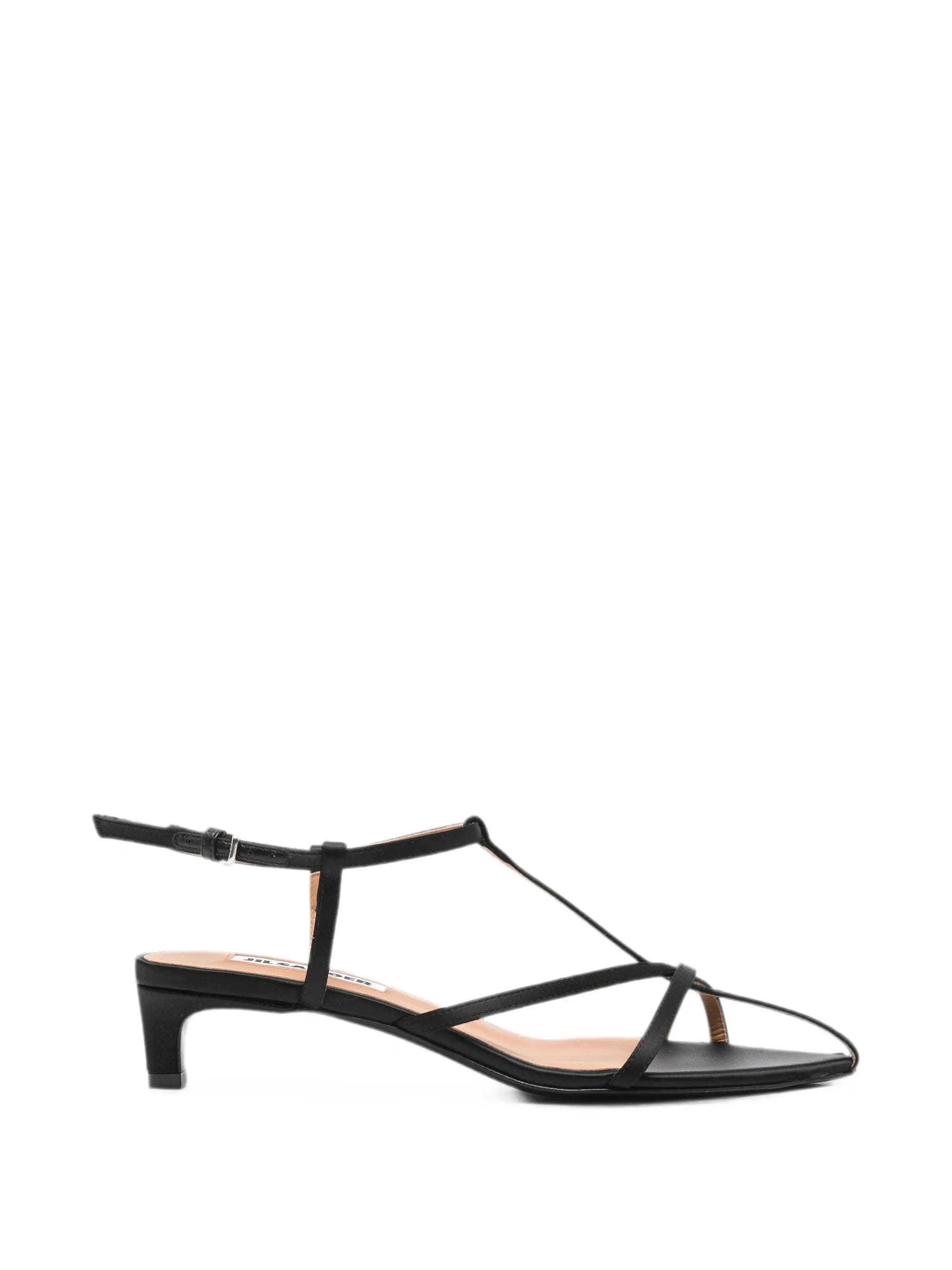 Jil Sander strappy pointed - toe sandals
