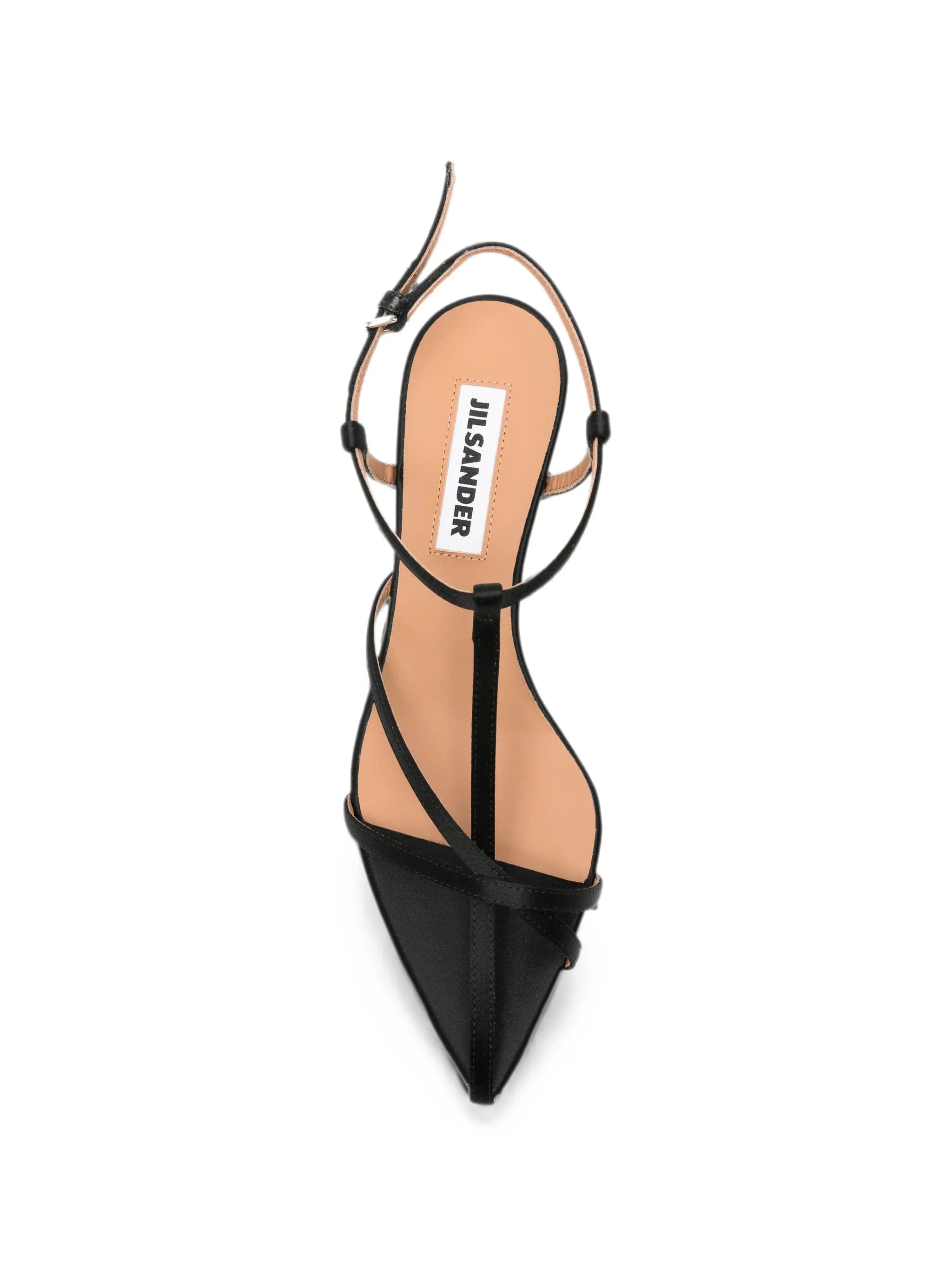 Jil Sander strappy pointed - toe sandals