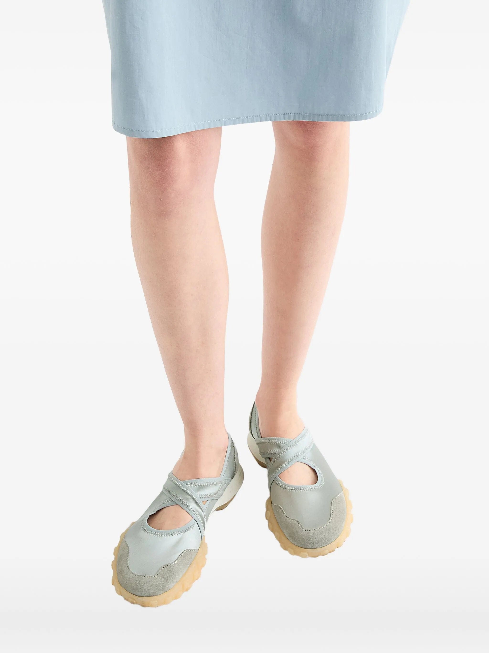 Jil Sander Moon round - toe sneakerinas