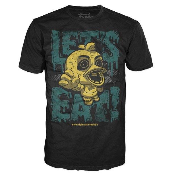Funko Five Nights at Freddy's Pop! Tees Chica Let's Eat Youth Size - XL