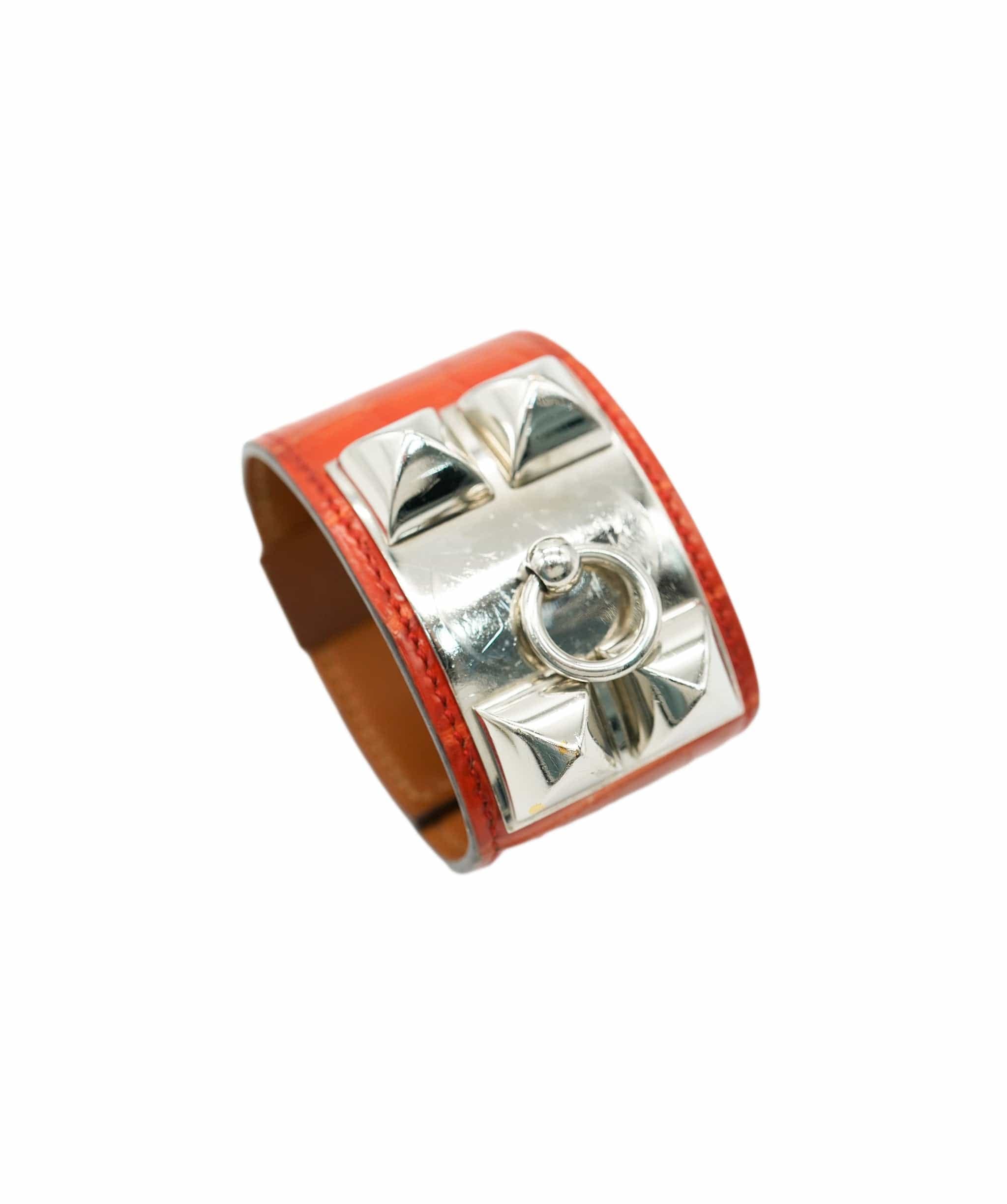 Hermès CDC Bracelet - Orange Alligator ALC2157