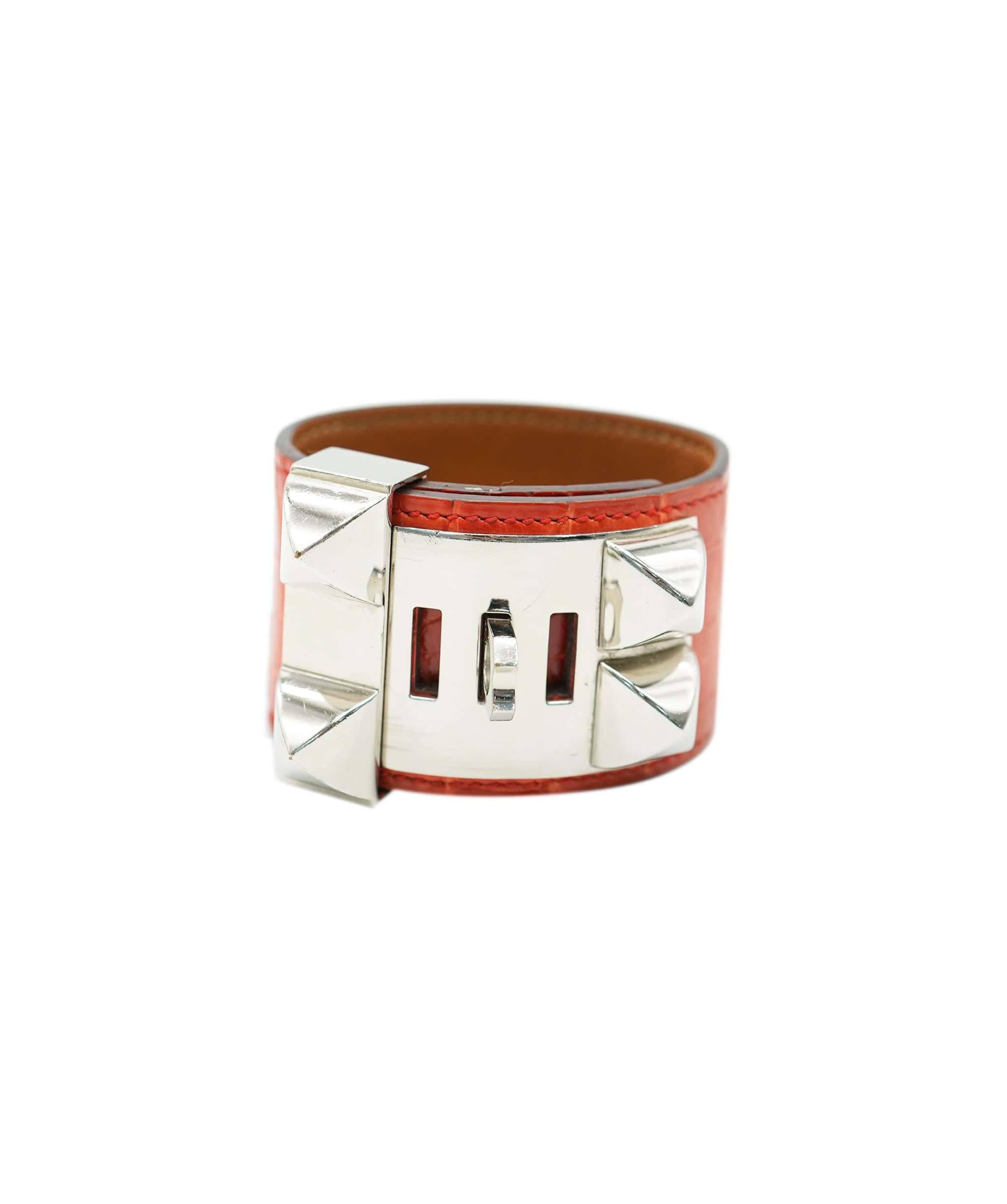 Hermès CDC Bracelet - Orange Alligator ALC2157