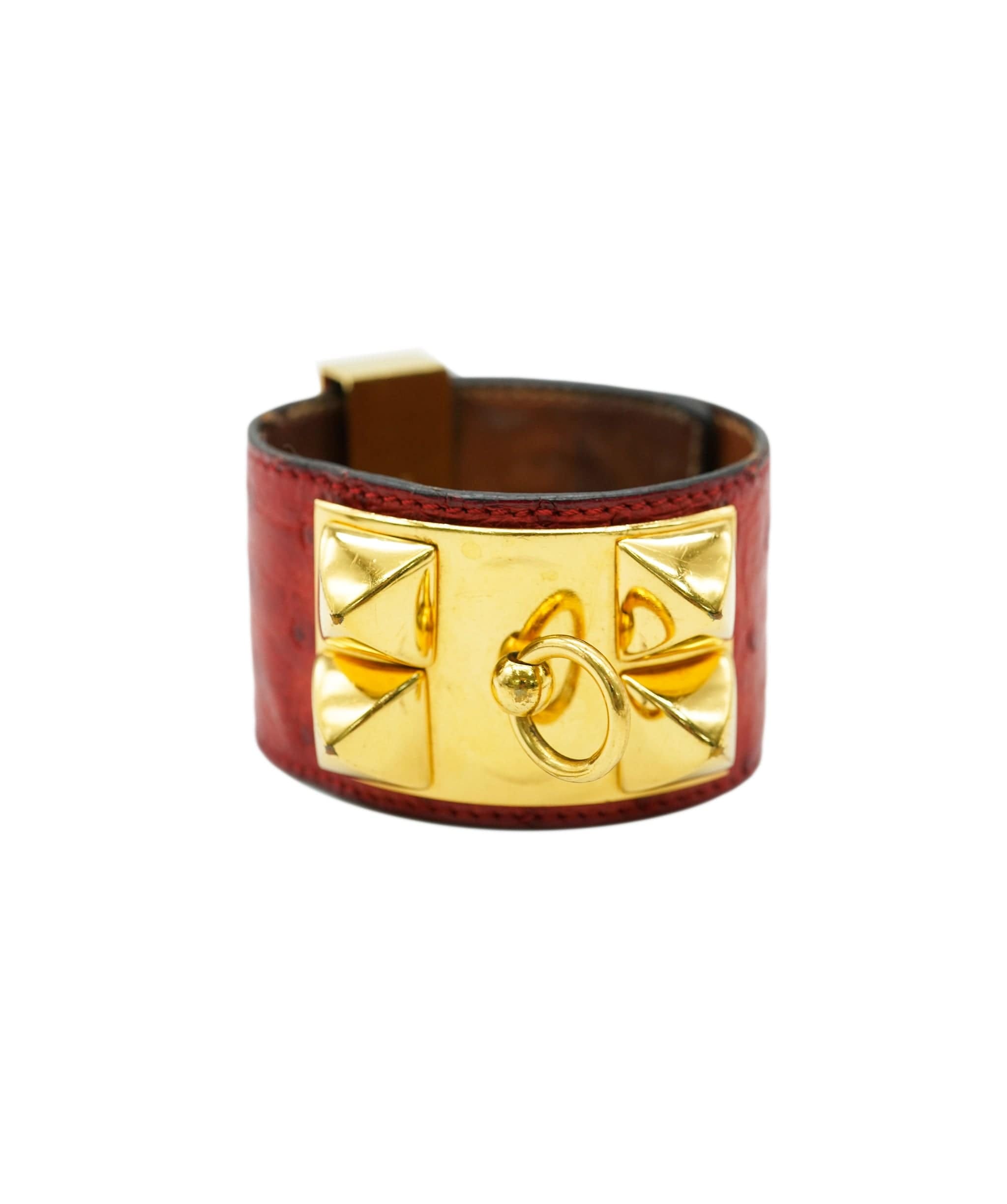 Hermès CDC Bracelet - Red Ostrich ALC2156