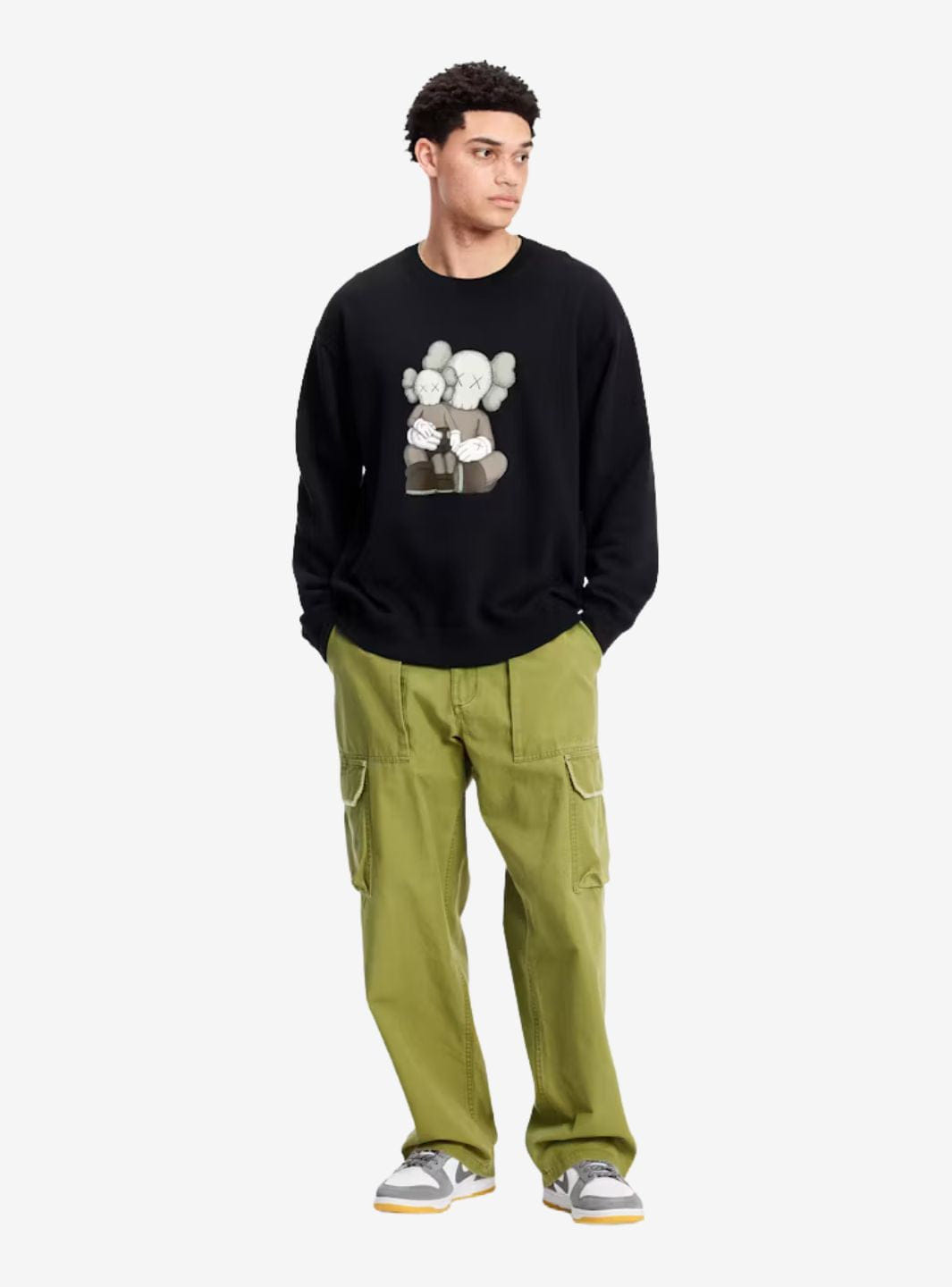 KAWS x Uniqlo Longsleeve Sweatshirt Black