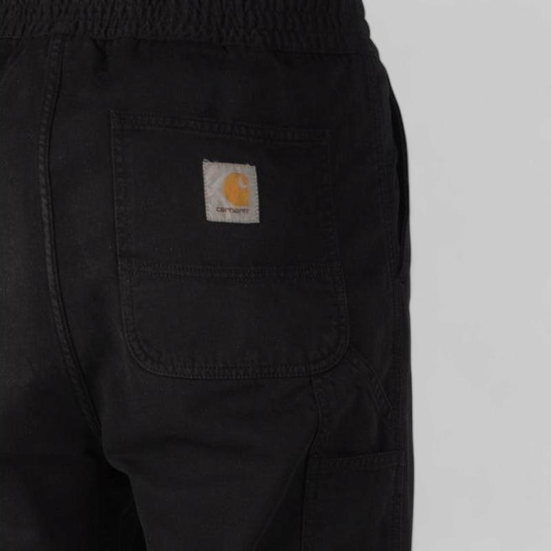 Carhartt WIP Flint Pant - Black Garment Dyed