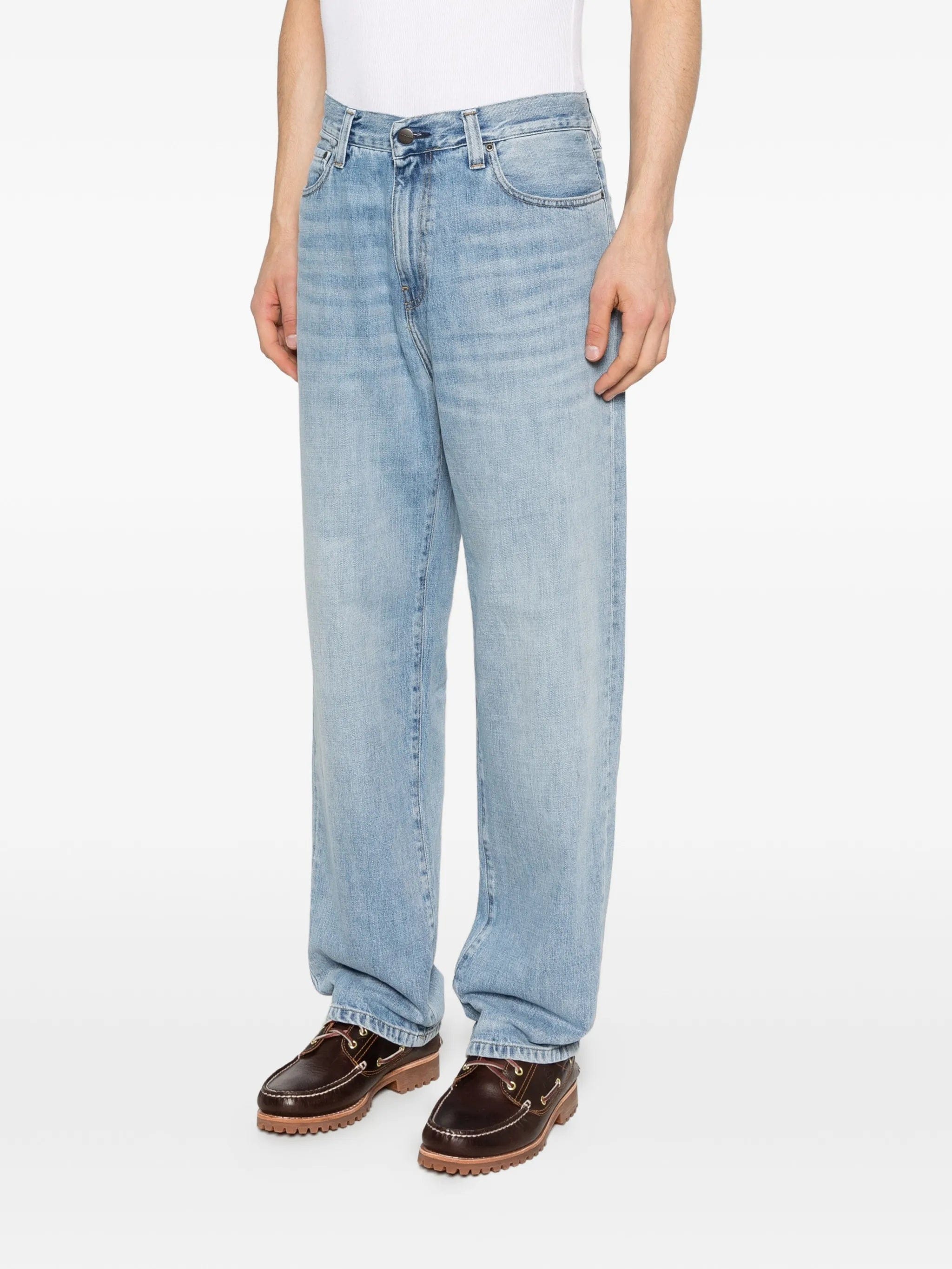 Carhartt WIP Aaron logo - patch straight - leg jeans