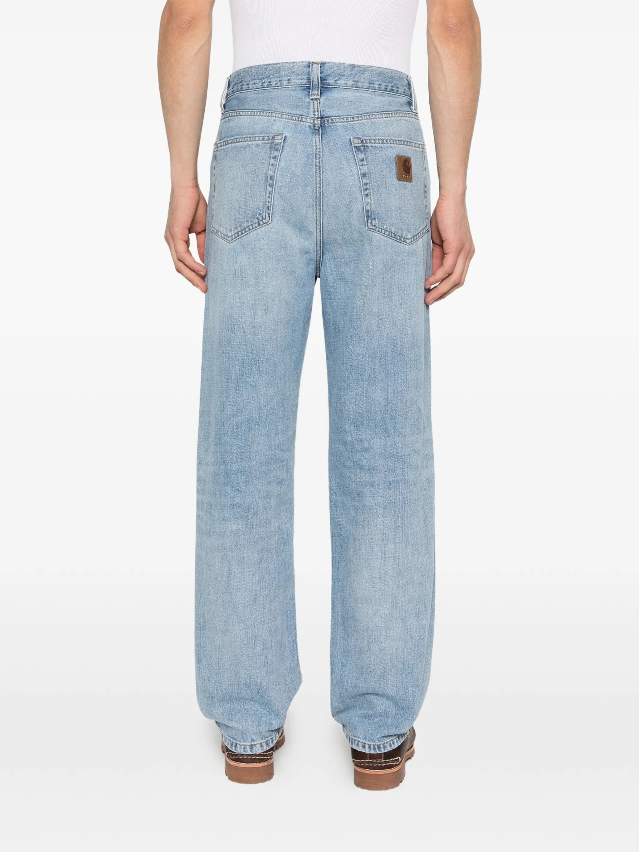 Carhartt WIP Aaron logo - patch straight - leg jeans