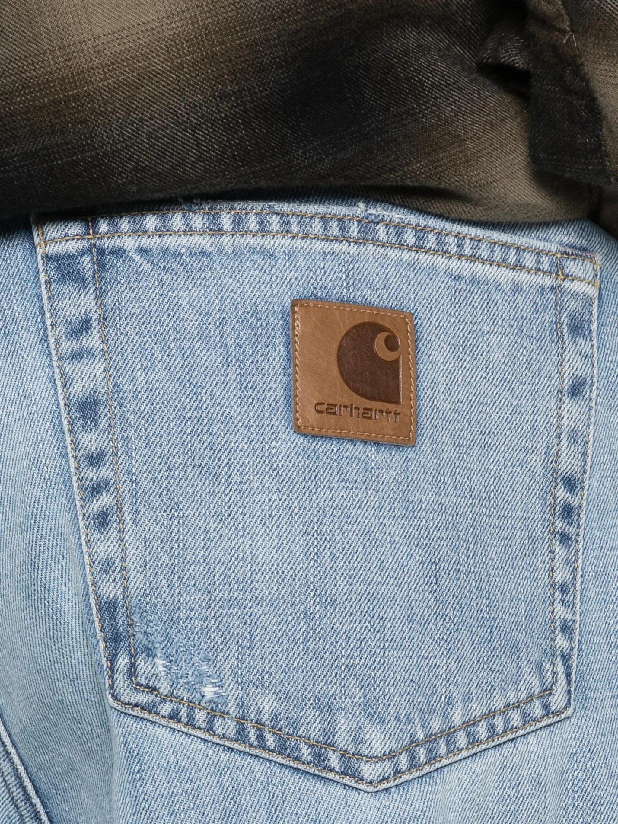 Carhartt WIP Aaron logo - patch straight - leg jeans
