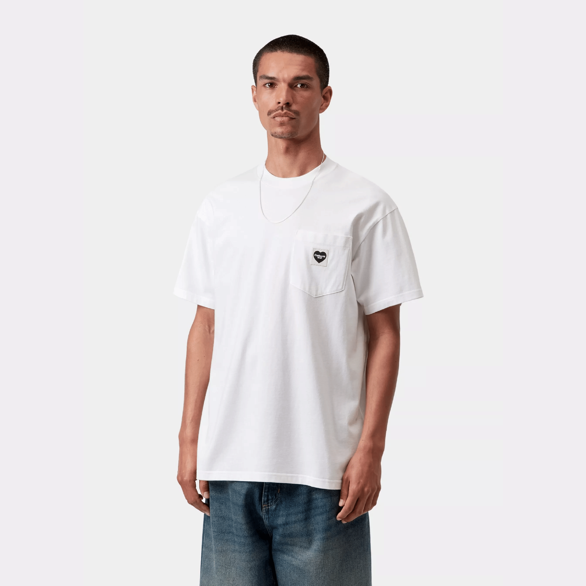 Carhartt WIP S/S Pocket Heart T-Shirt (WHITE)