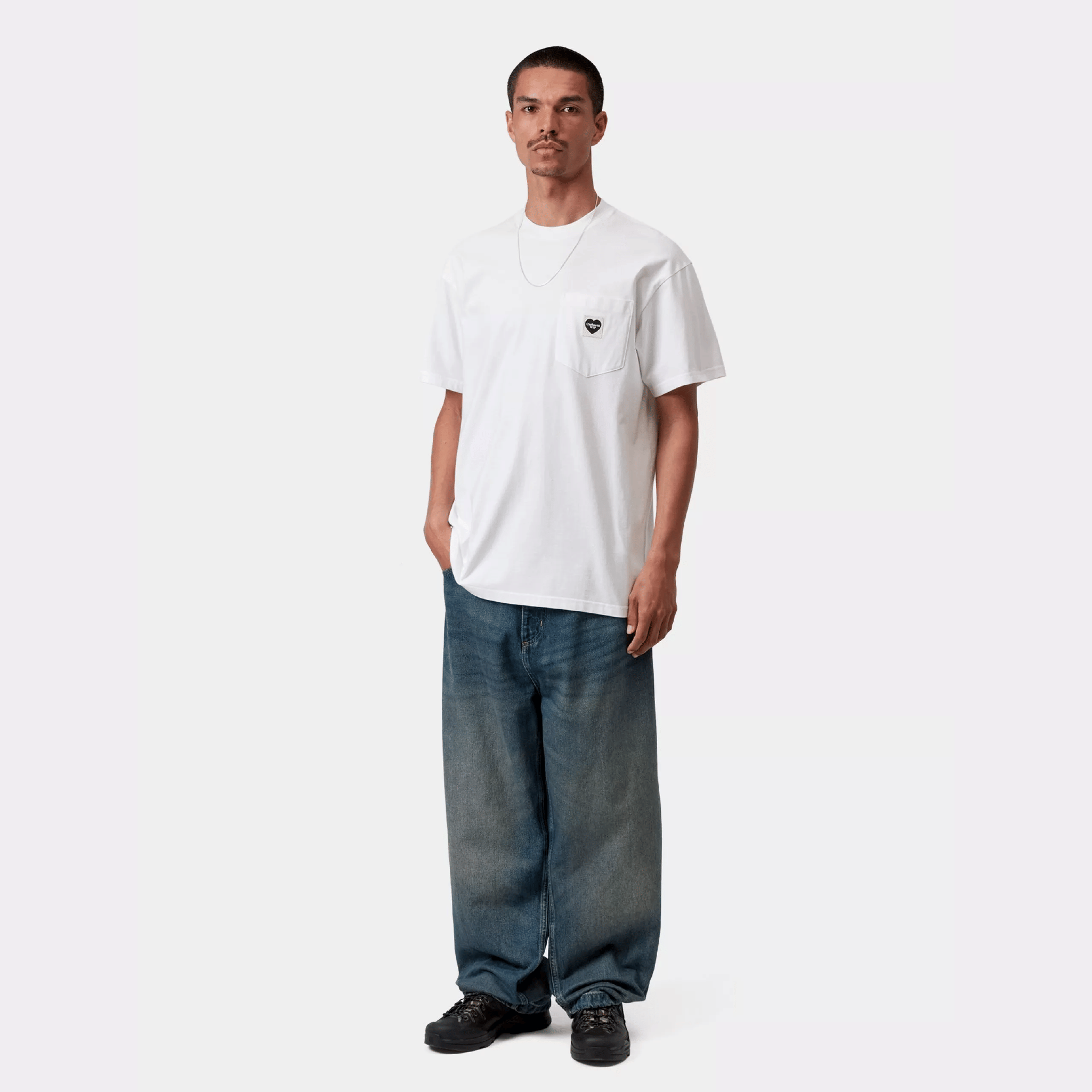 Carhartt WIP S/S Pocket Heart T-Shirt (WHITE)
