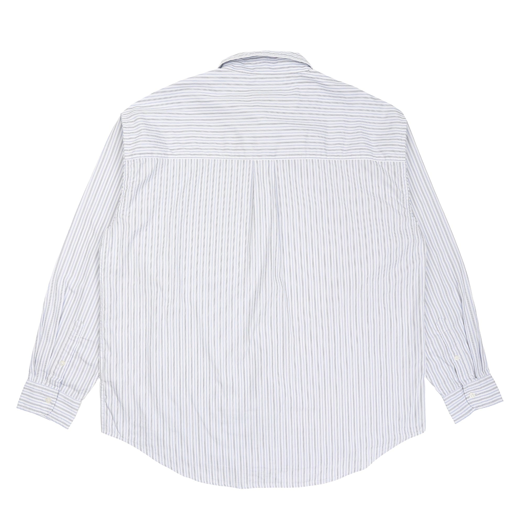 Carhartt Wip L/S Keene Shirt - Keene Stripe, White
