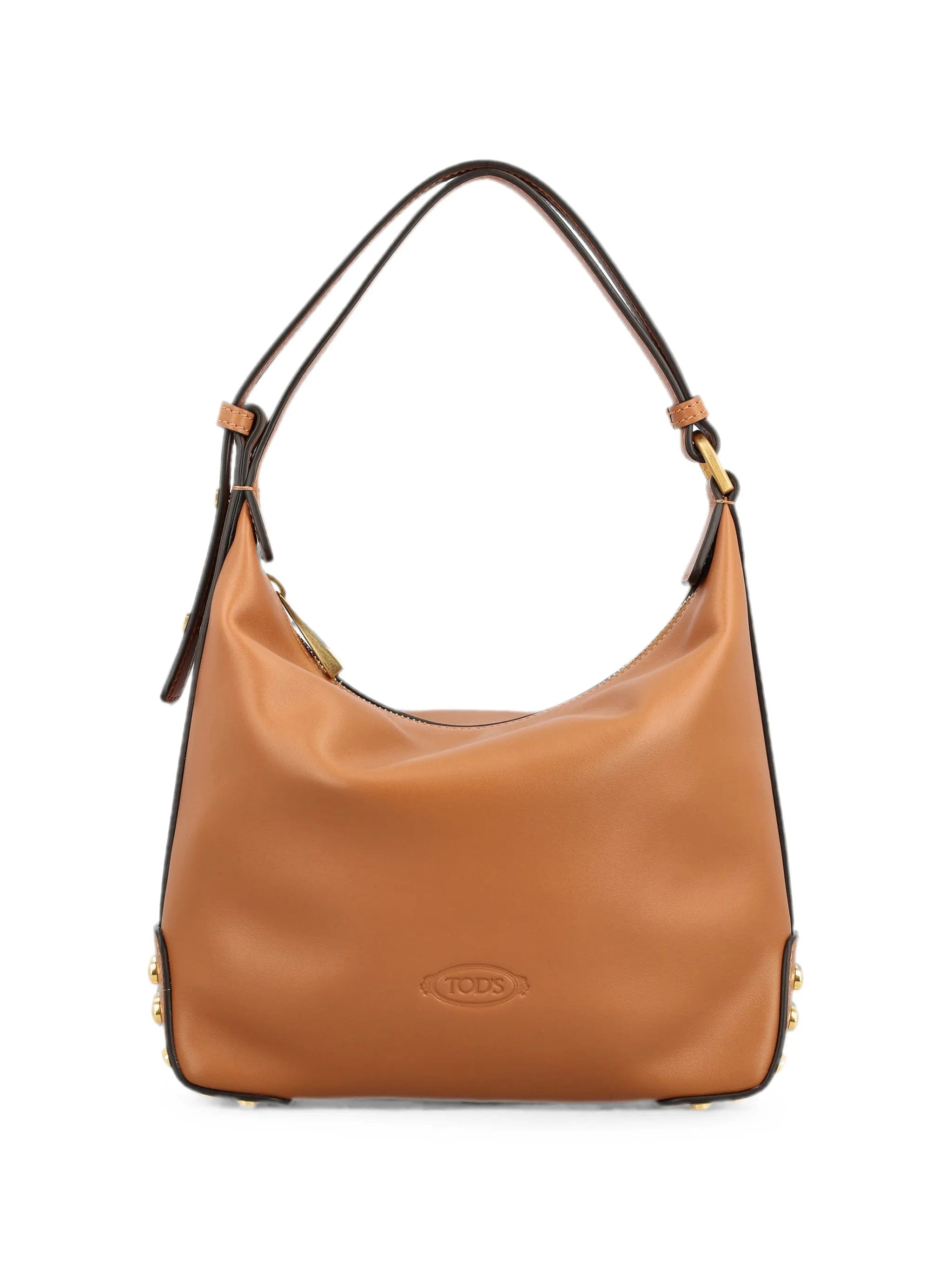Tod's stud - embellished leather shoulder bag