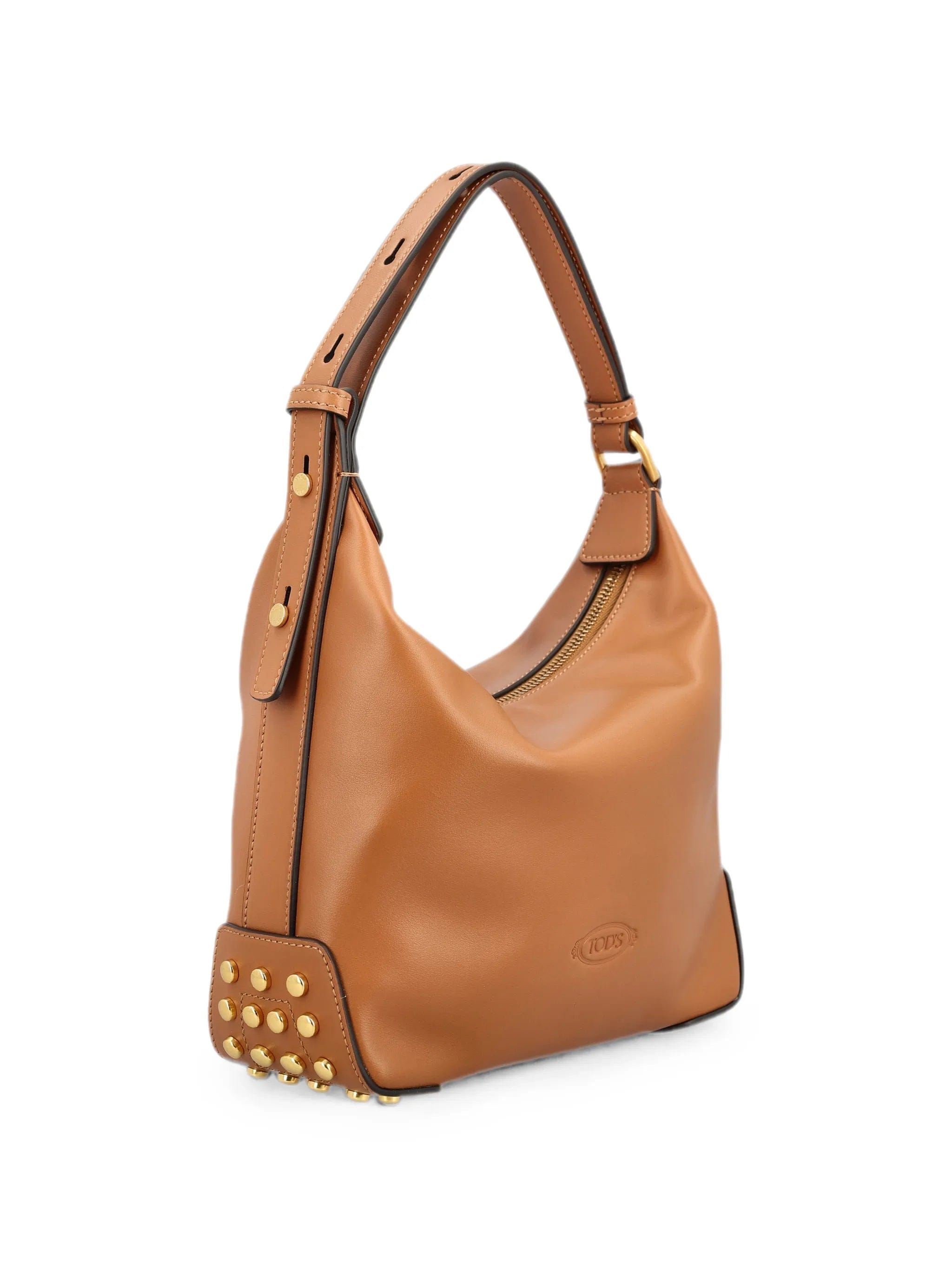 Tod's stud - embellished leather shoulder bag