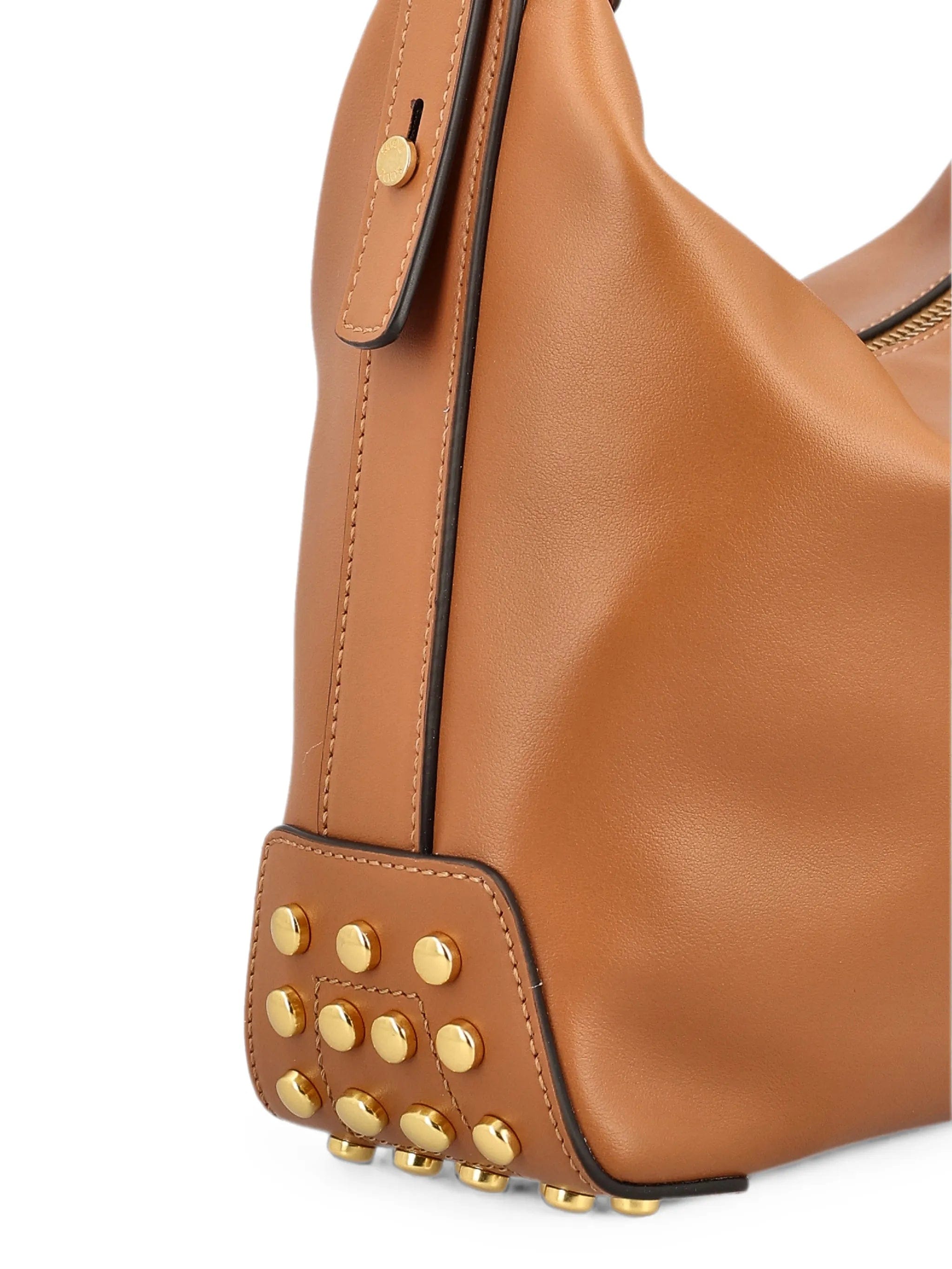 Tod's stud - embellished leather shoulder bag