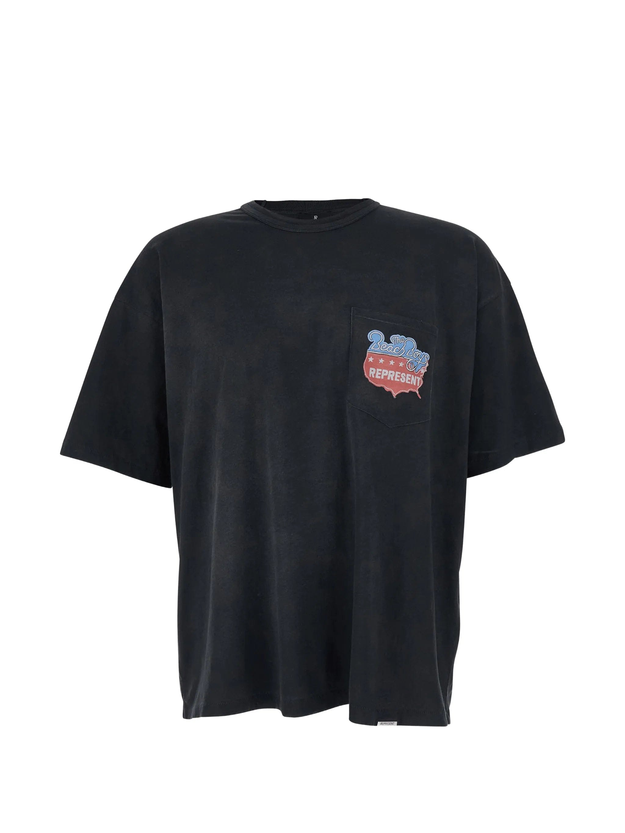 Represent graphic - print chest - pocket T - shirt