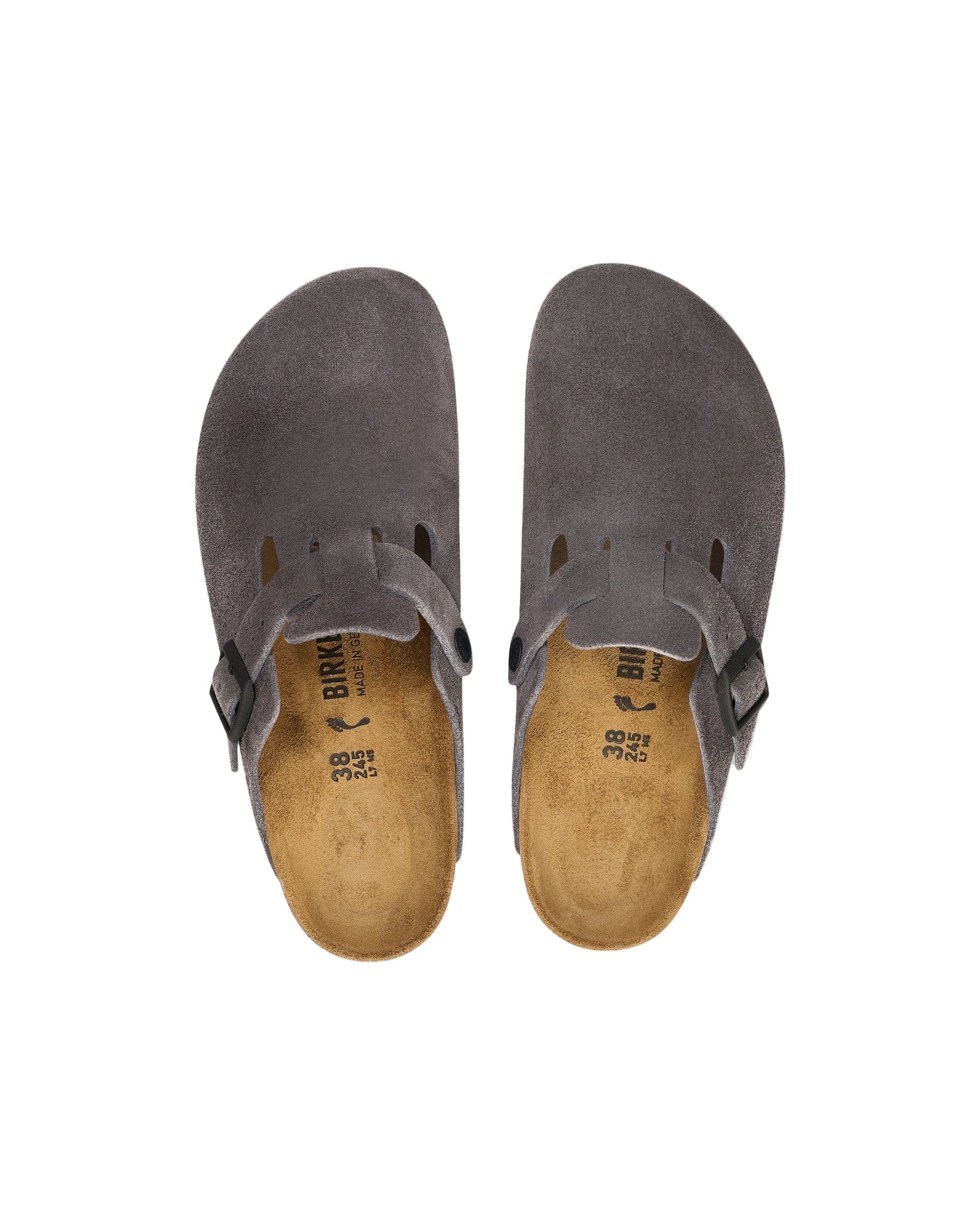 BOSTON Birkinstock Boston LEVE Velvet Grey - Preorder
