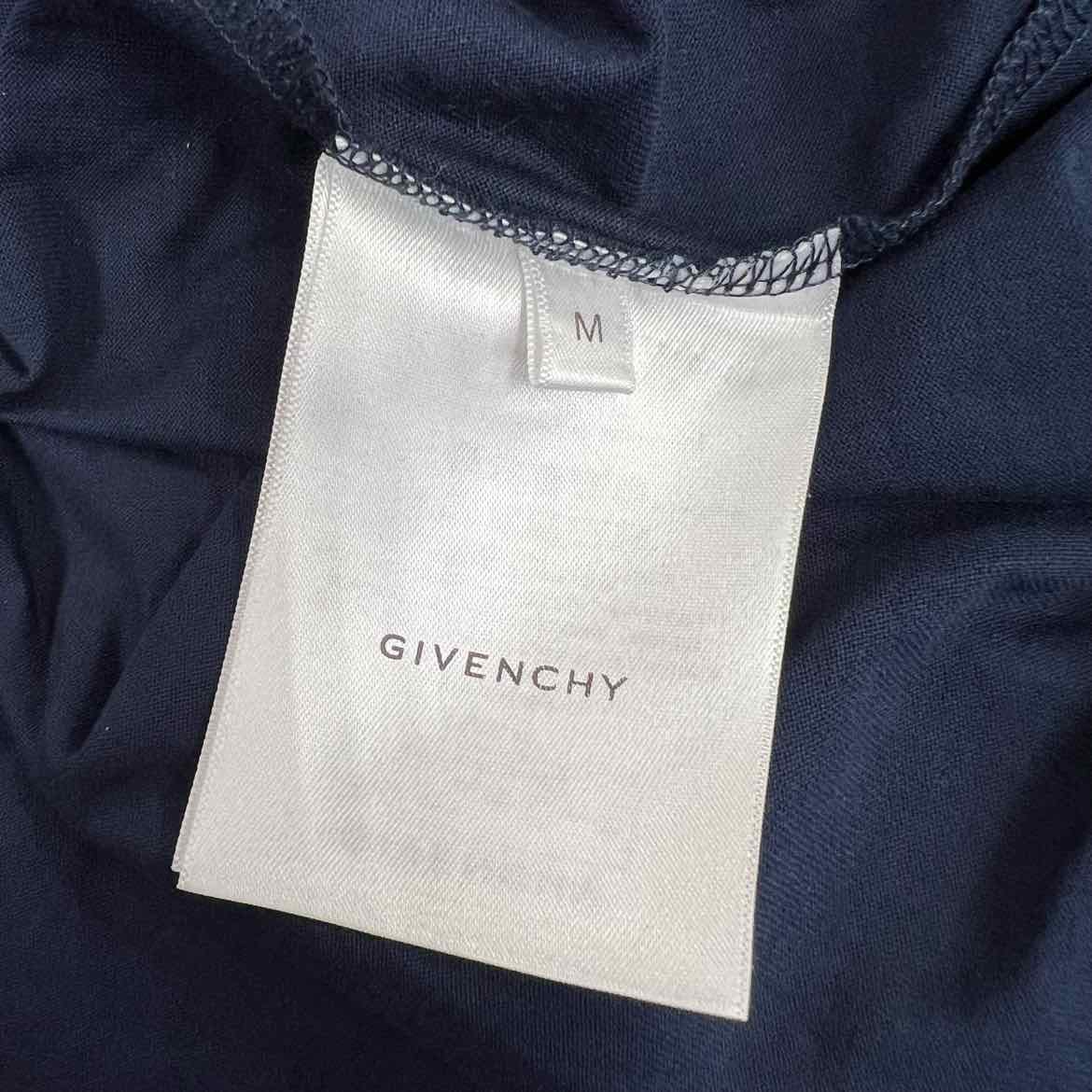 Givenchy T - Shirt 4 - G Navy New Size M