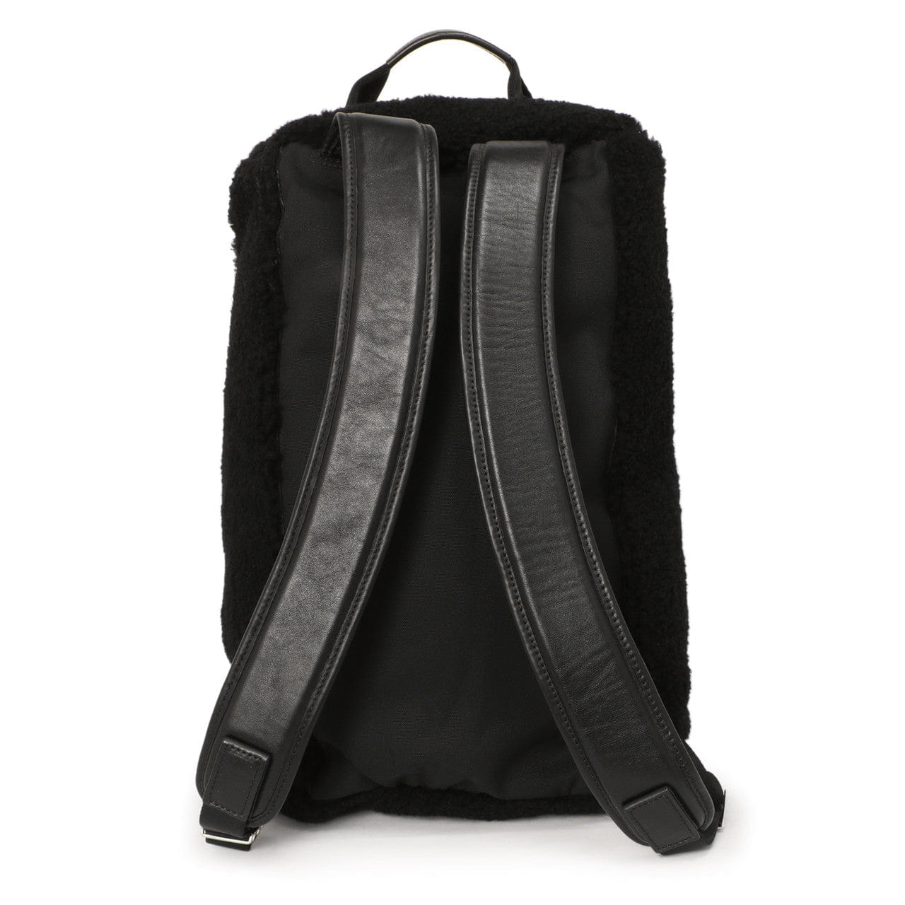 Givenchy Black Shearling Duffle Backpack
