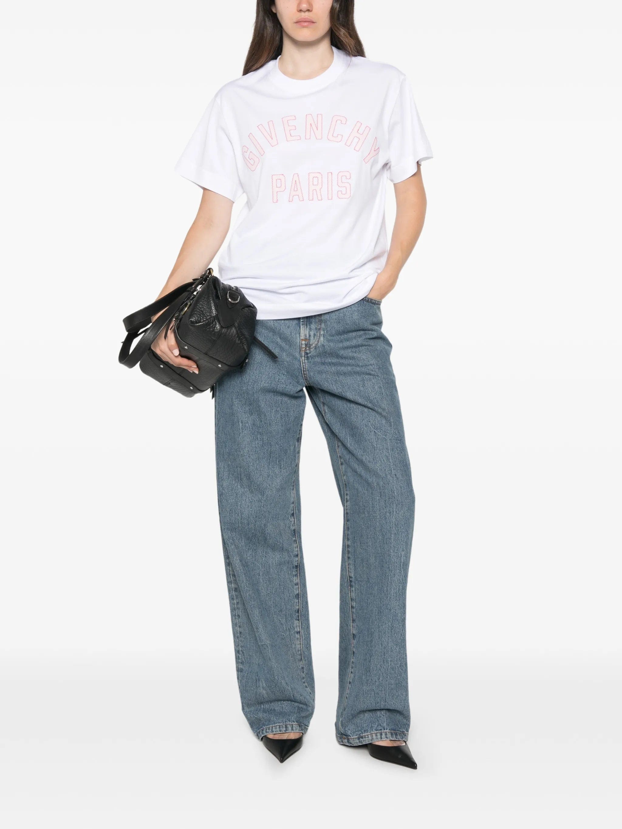 Givenchy logo - print T - shirt