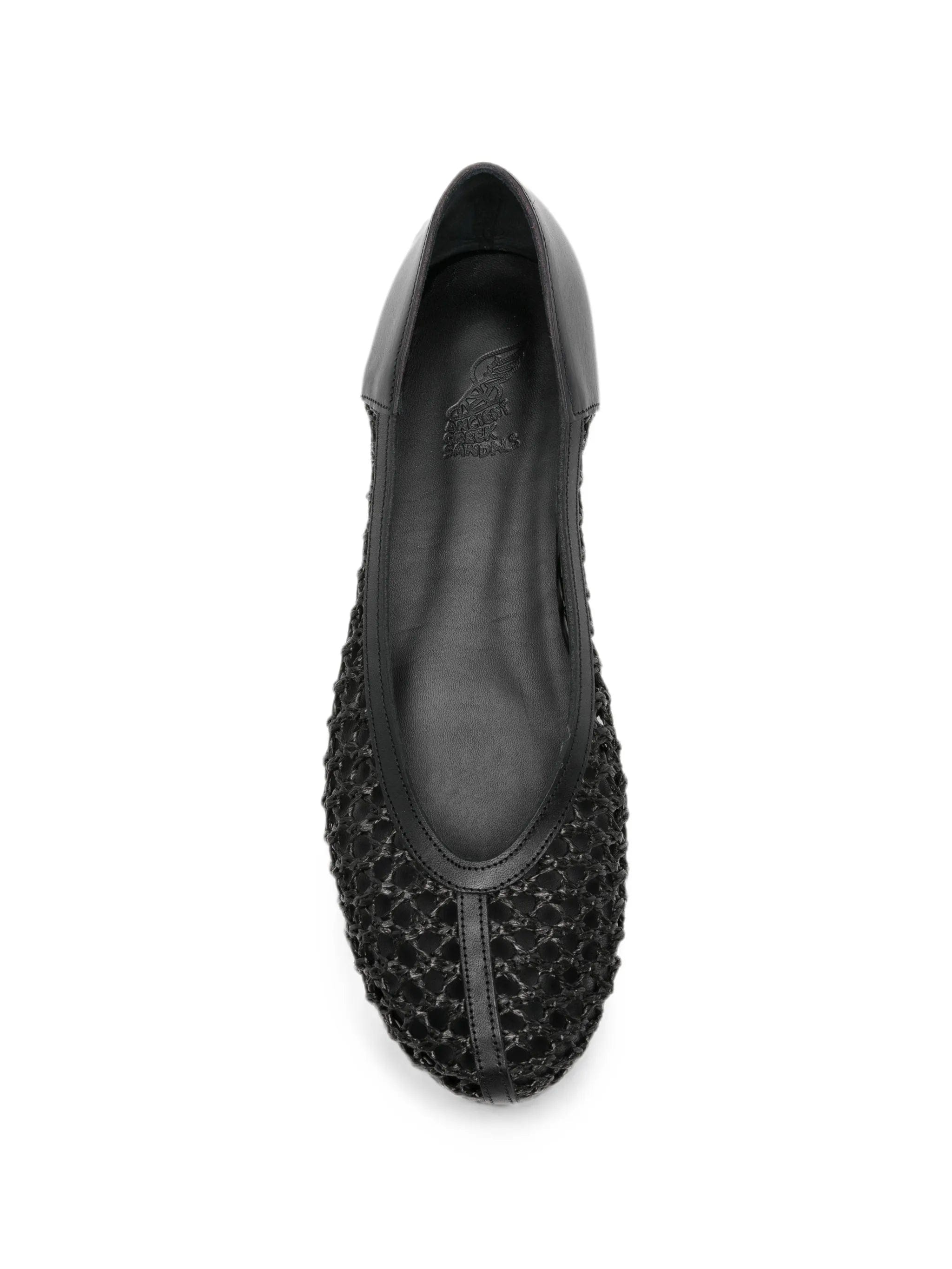 Ancient Greek Sandals Aeropi woven - design ballet flats