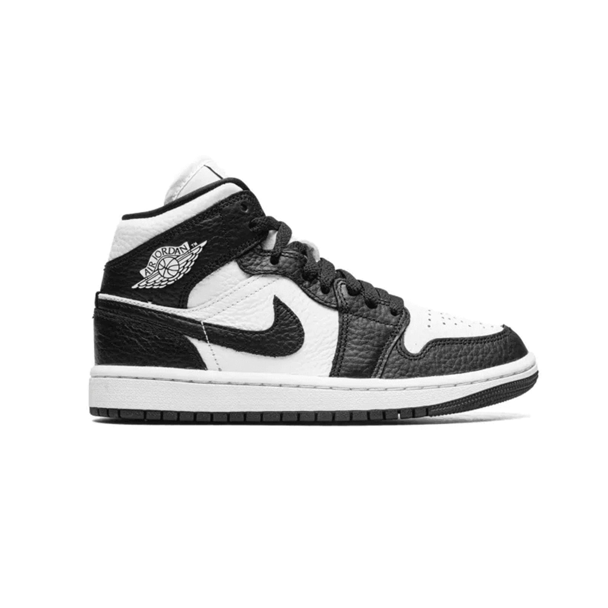 Jaber Jordan 1 Mid Split Black White (Women's)