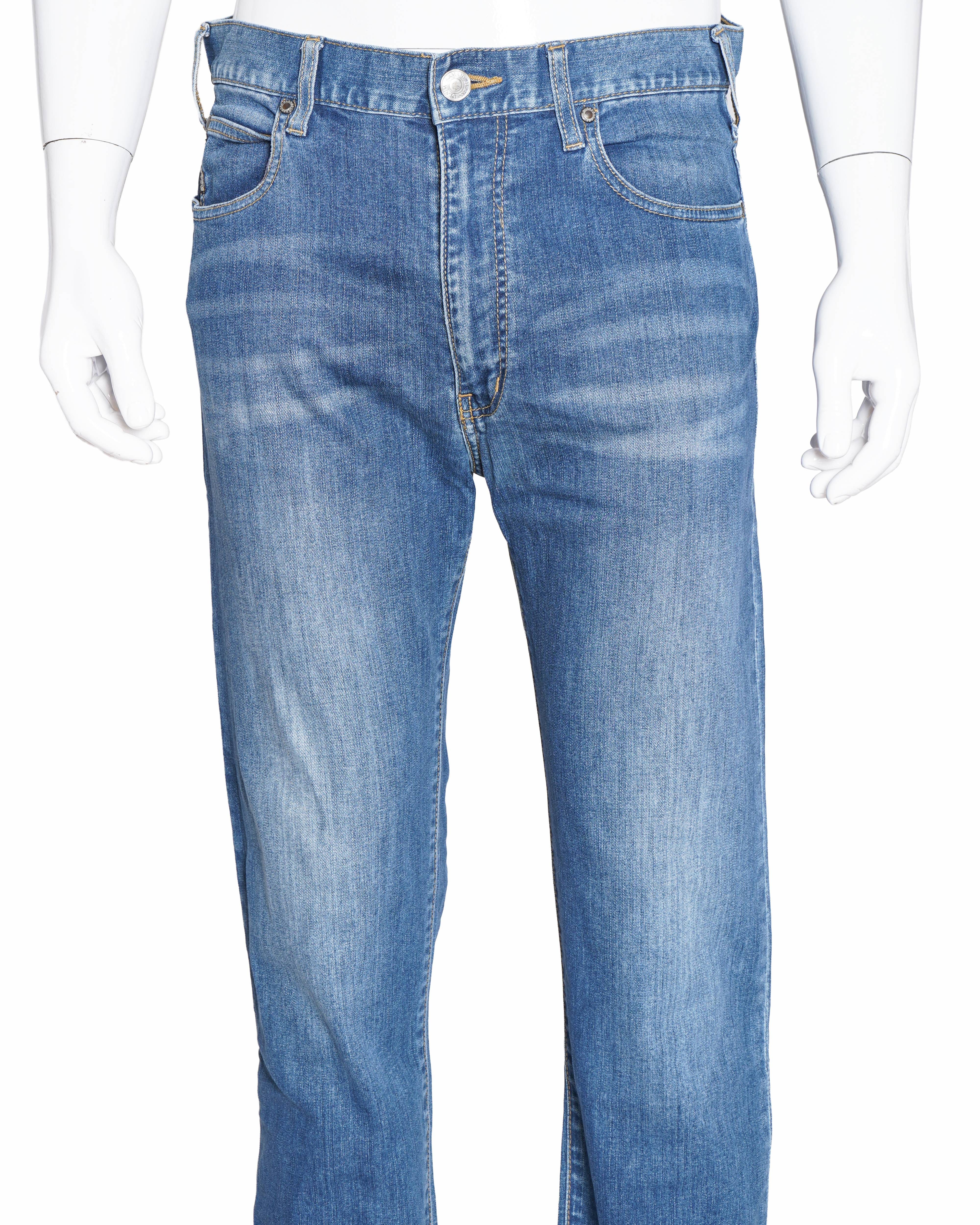 Armani Emporio Armani Men's Straight - Leg Blue Jeans
