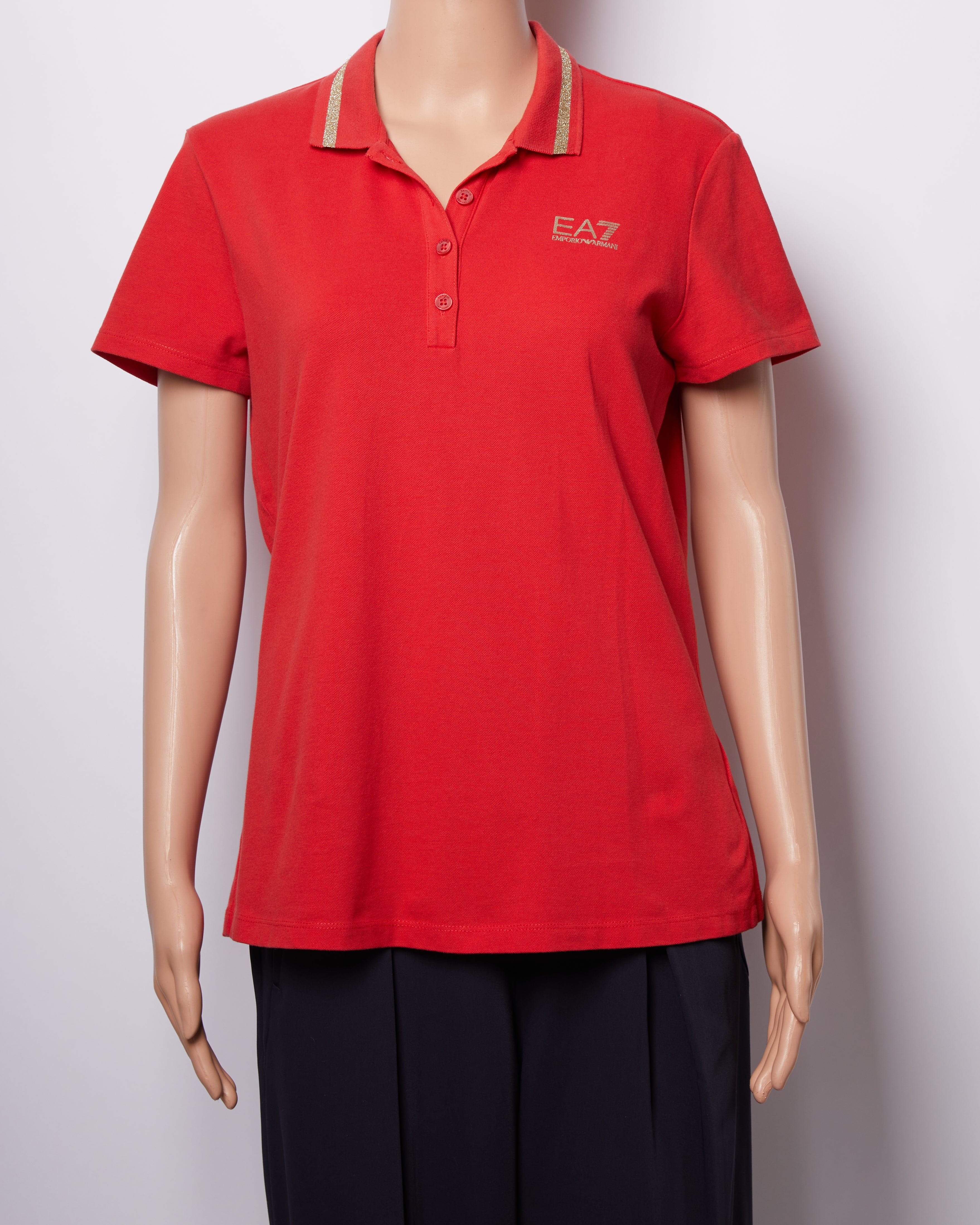 Armani Emporio Armani Womens Polo In Red