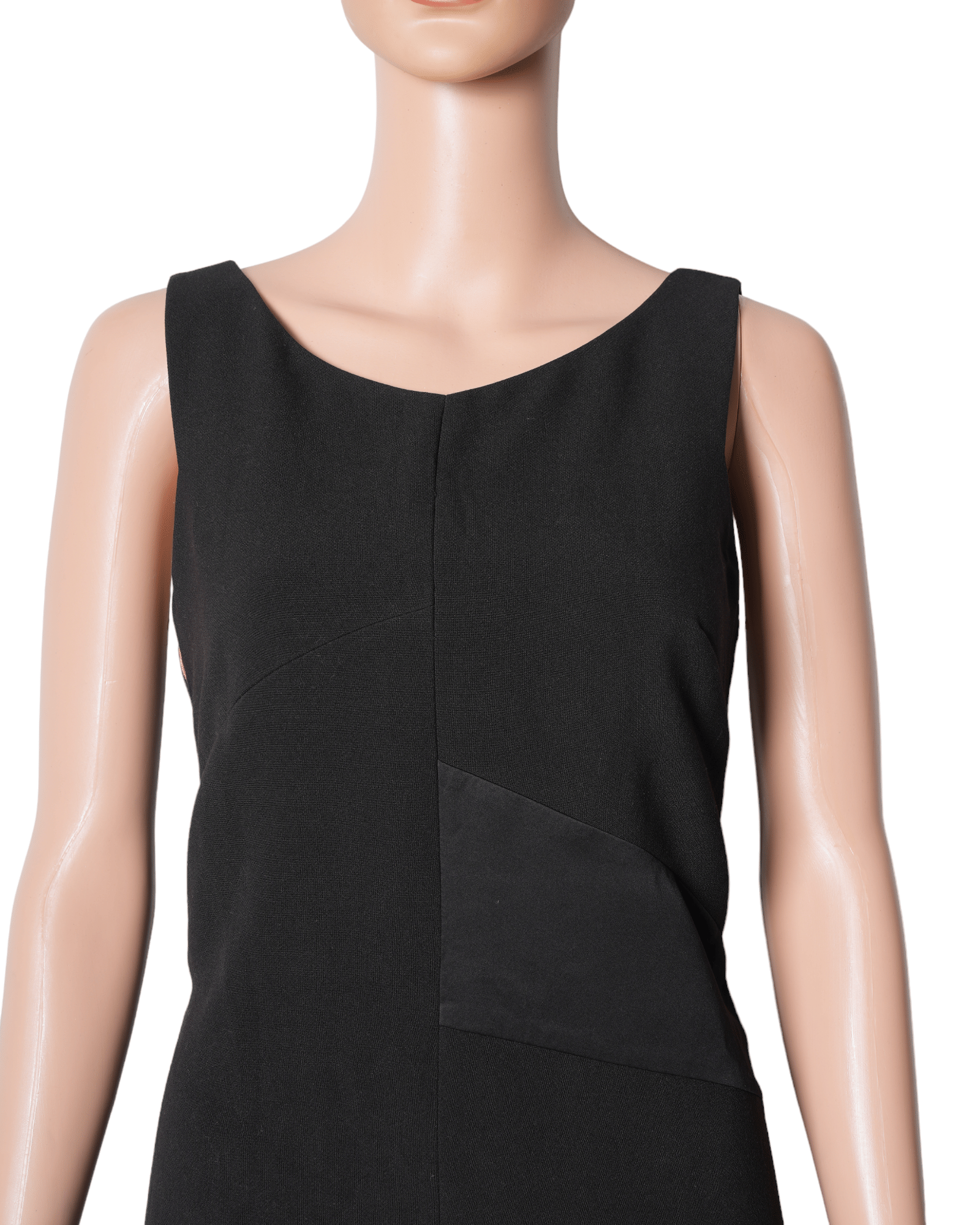 Armani NEW Armani Exchange Black Dress With Copper Colour Strap Detail